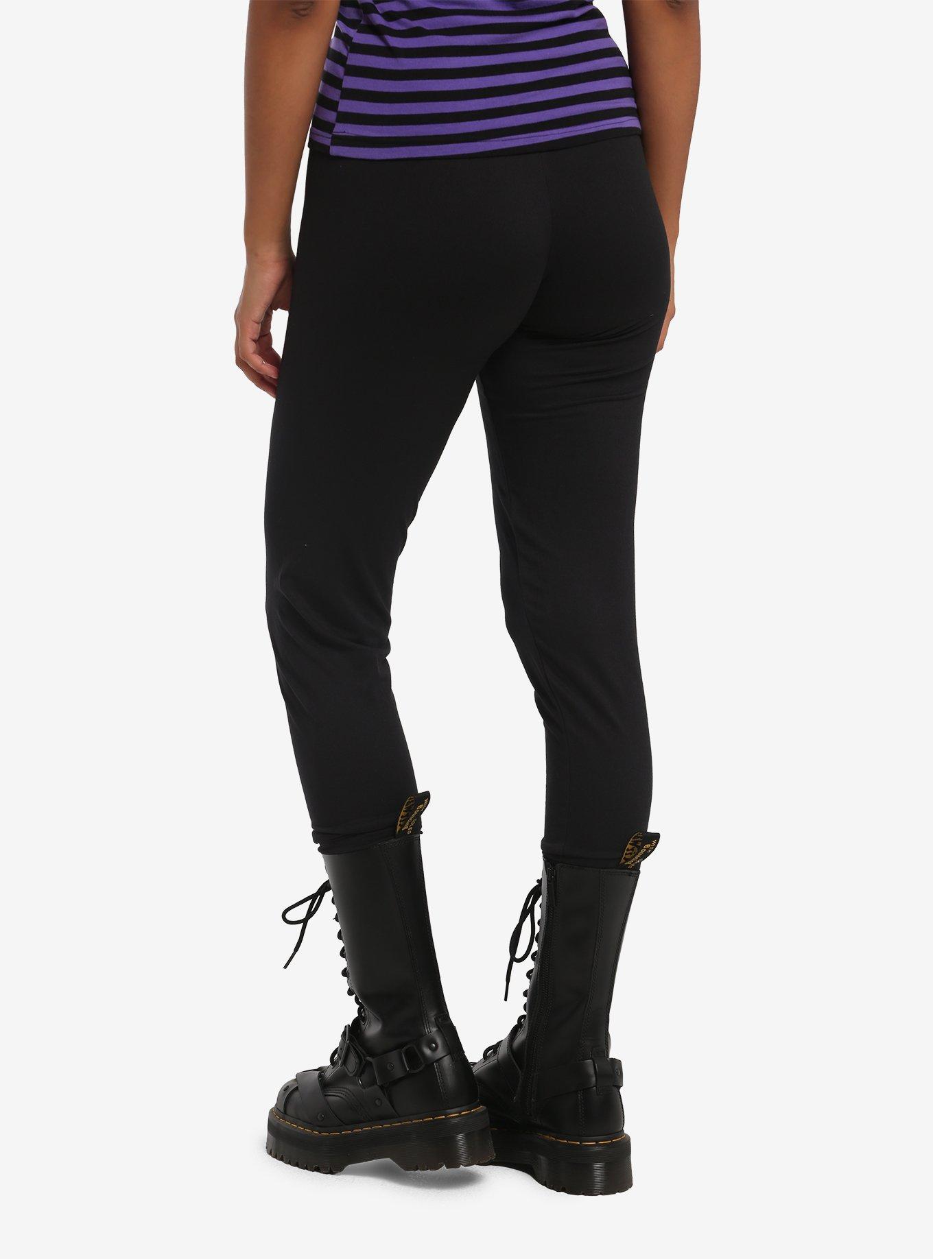 Black Solid Leggings, MULTI, alternate - view 2