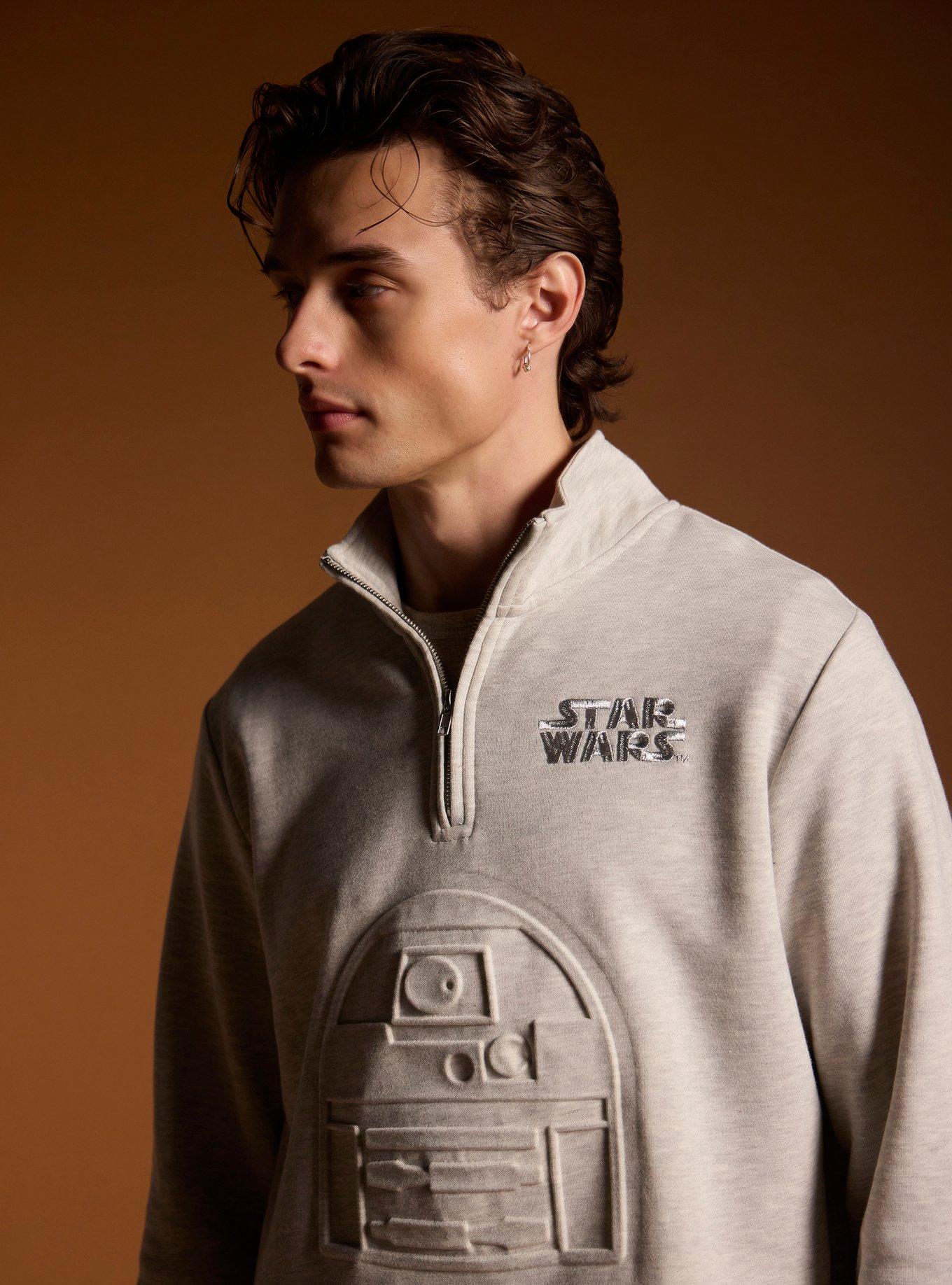 Star Wars R2-D2 & C-3PO Embossed Quarter Zip Our Universe Exclusive, MULTI, alternate - view 5