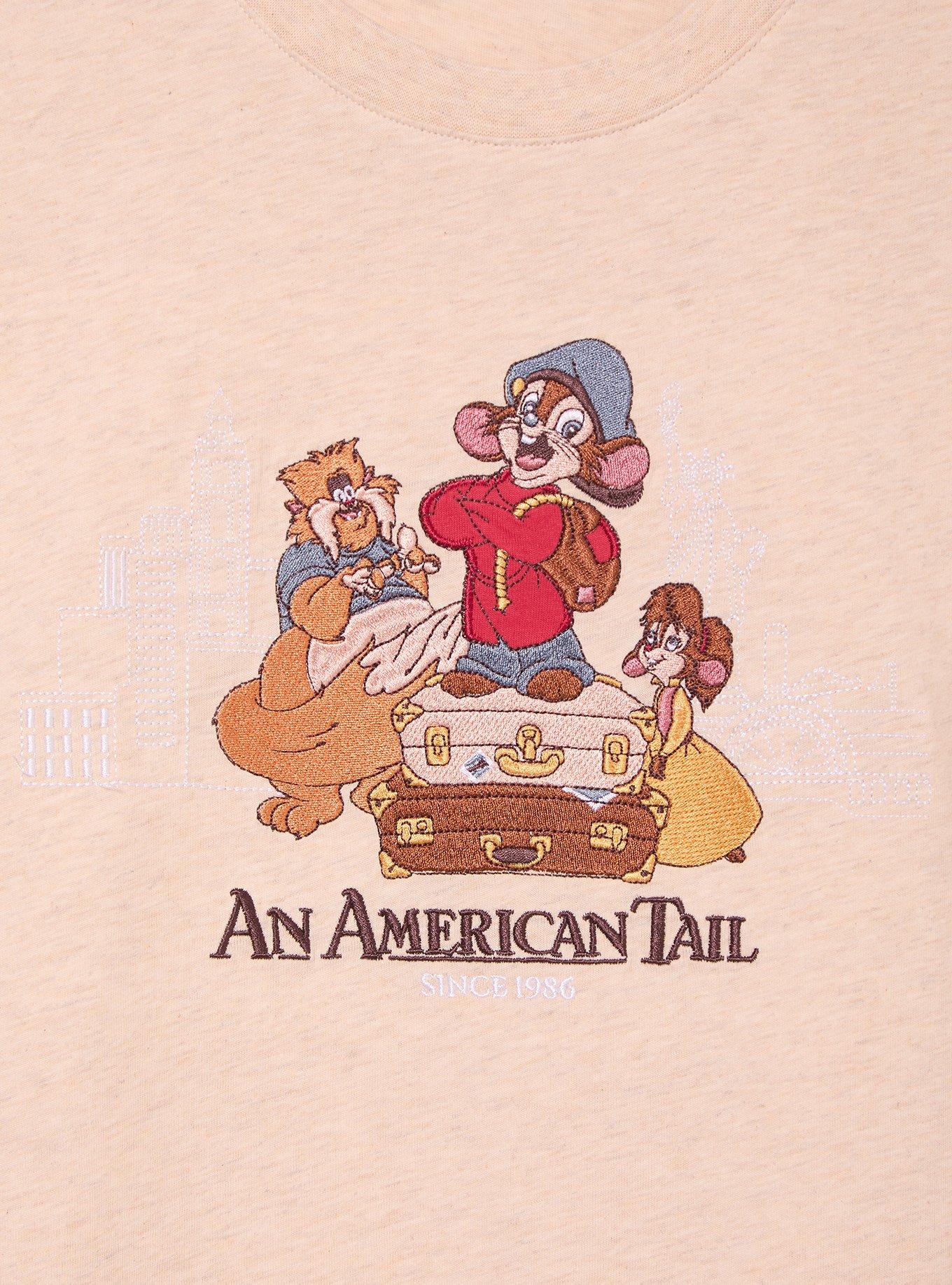An American Tail Embroidered Women's T-Shirt - BoxLunch Exclusive