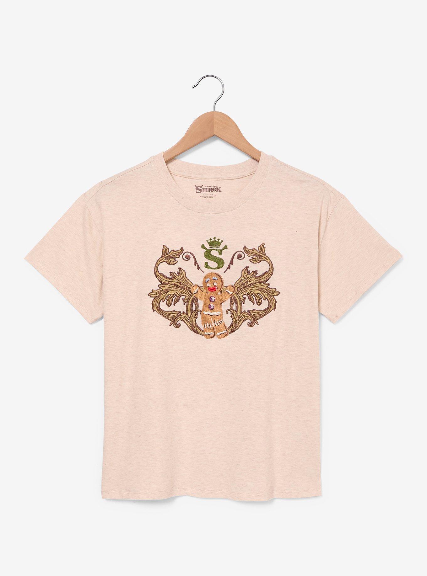 DreamWorks Shrek Gingy Women's T-Shirt - BoxLunch Exclusive, GREEN, alternate - view 2