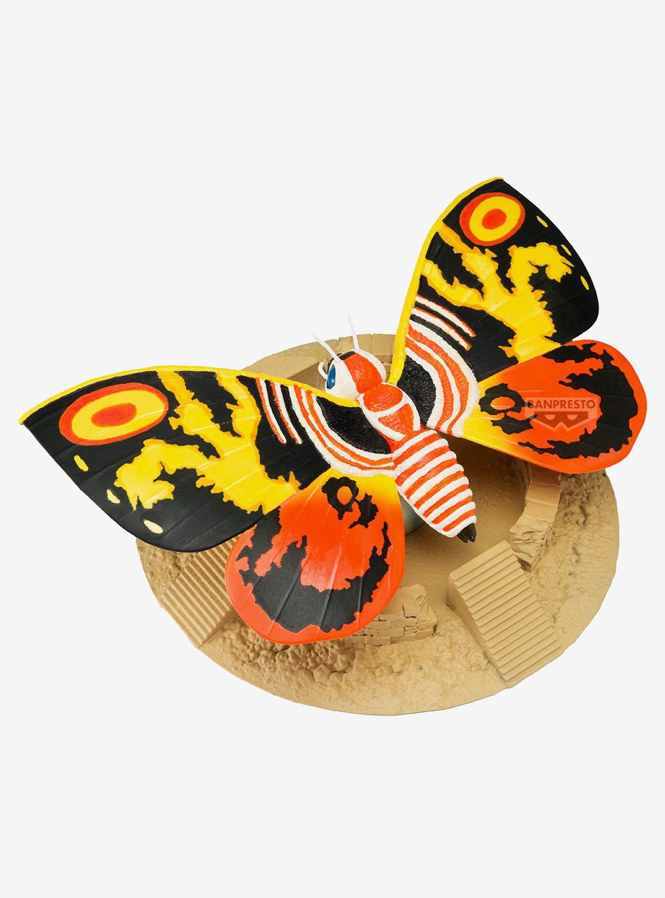 Bandai Namco Rebirth of Mothra (1996) Toho Monster Series Art Vignette Mothra Figure, , alternate - view 3