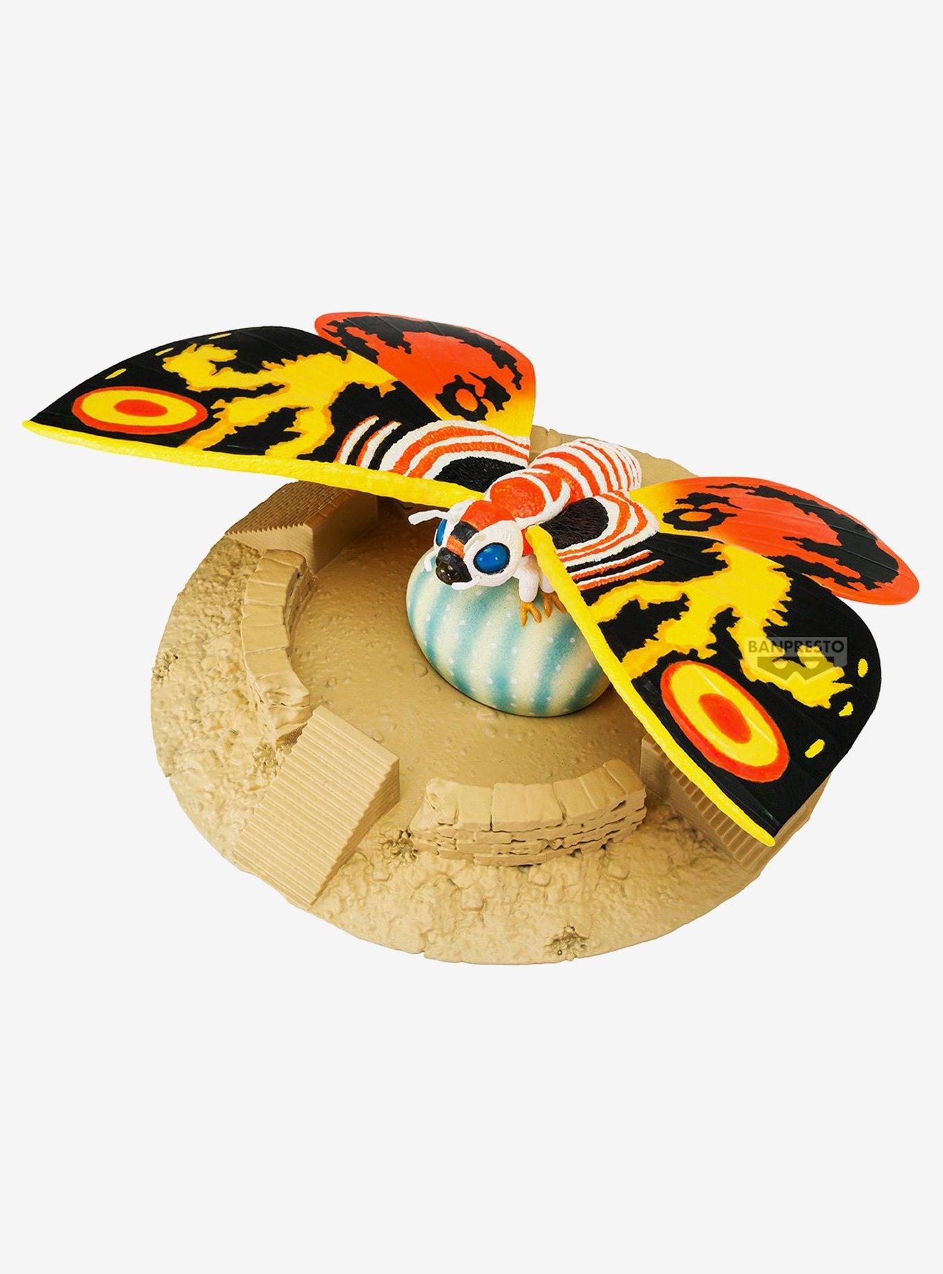 Bandai Namco Rebirth of Mothra (1996) Toho Monster Series Art Vignette Mothra Figure, , alternate - view 4