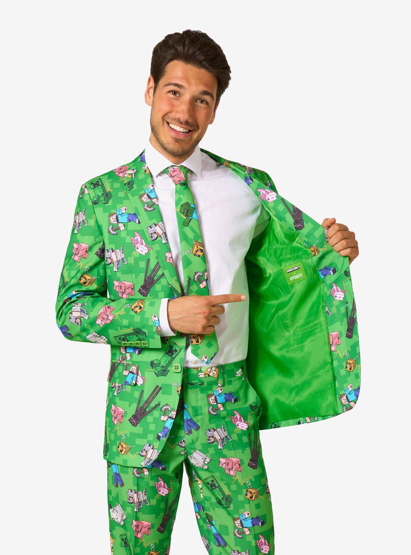 Minecraft Suit, GREEN, alternate