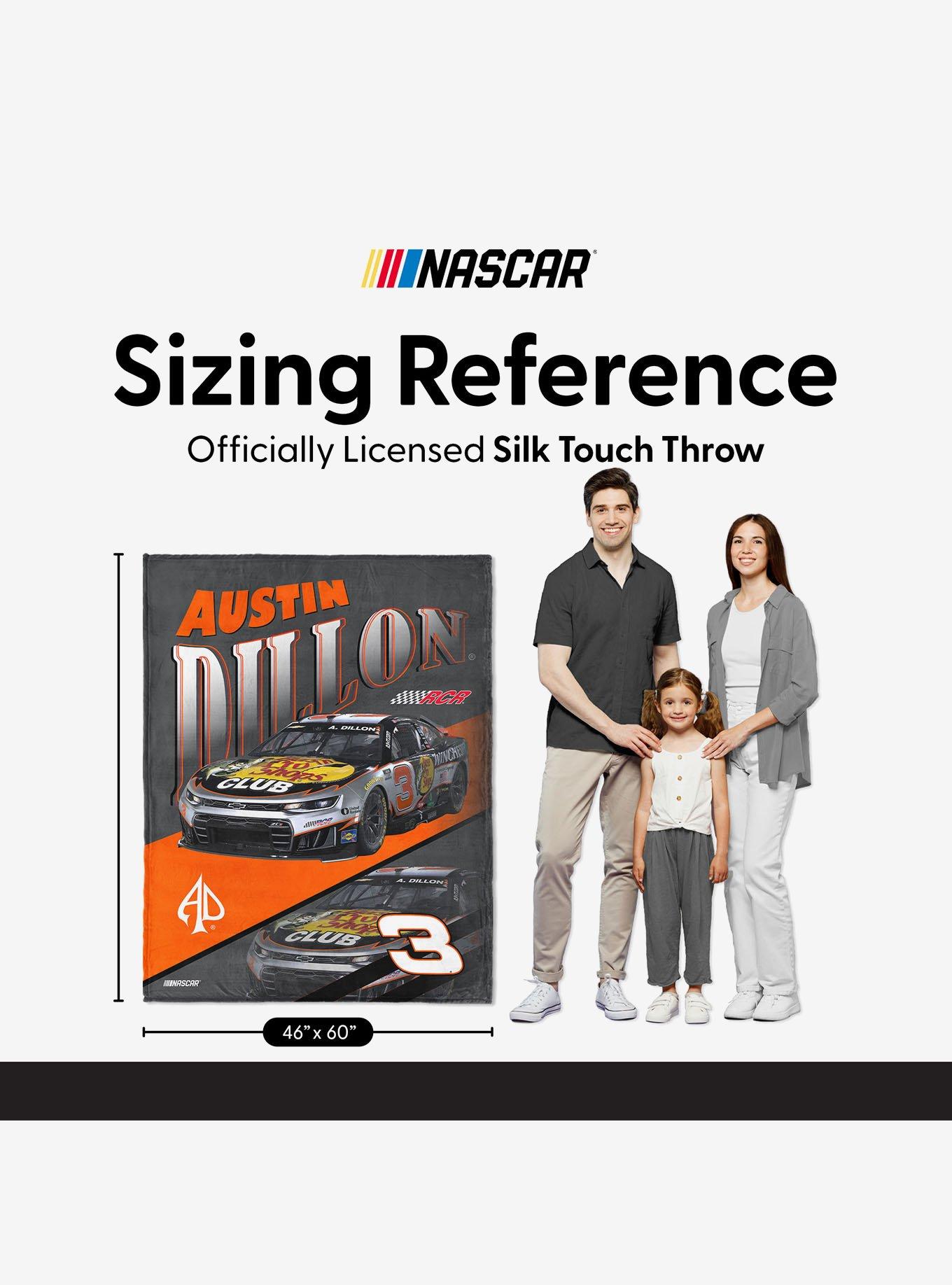 NASCAR Austin Dillon Reflection Silk Touch Throw Blanket, , alternate