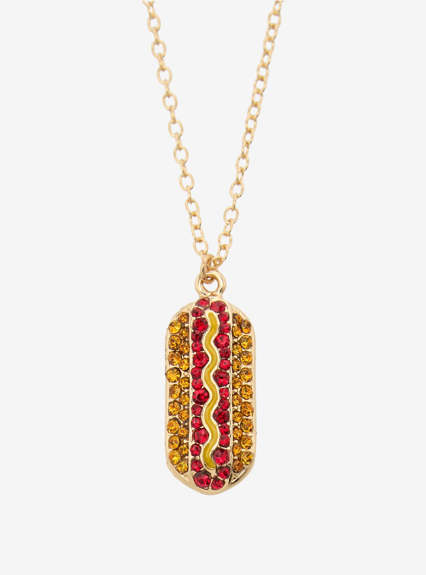 Oscar Mayer Bling Hot Dog Necklace, , alternate - view 3
