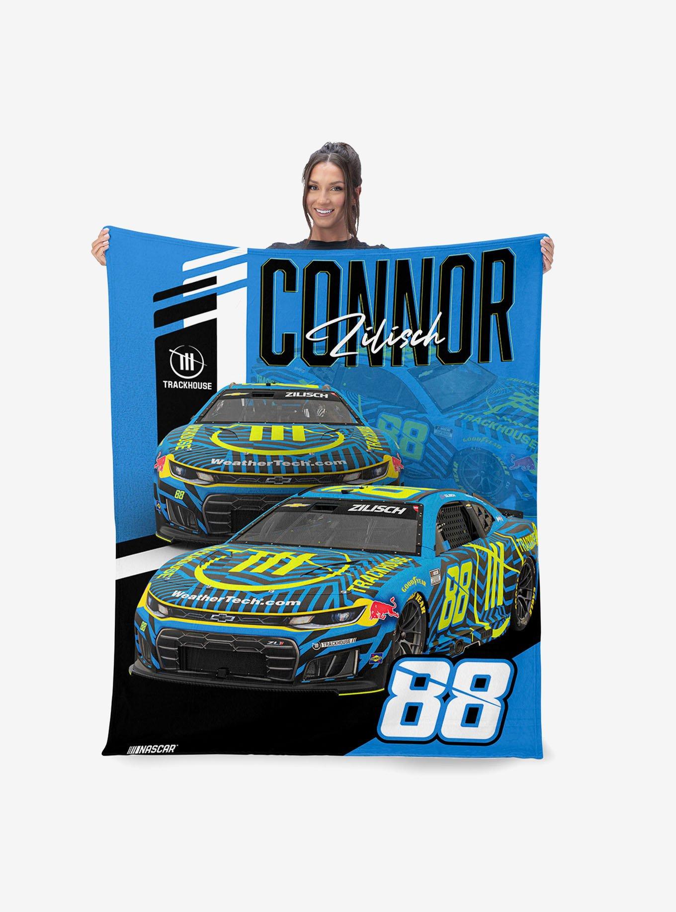 NASCAR Connor Zilisch Raising Bar Silk Touch Throw Blanket