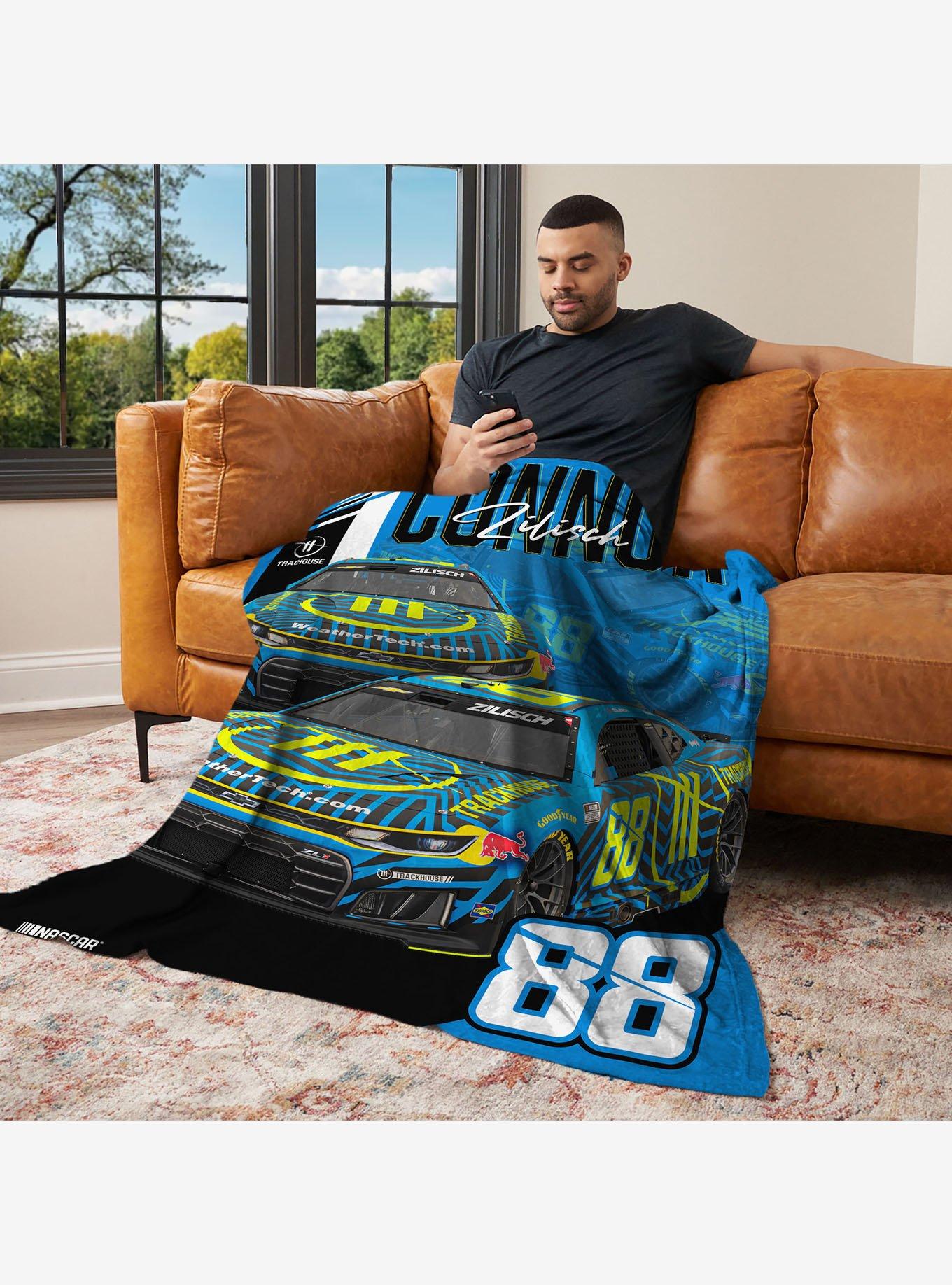 NASCAR Connor Zilisch Raising Bar Silk Touch Throw Blanket, , alternate