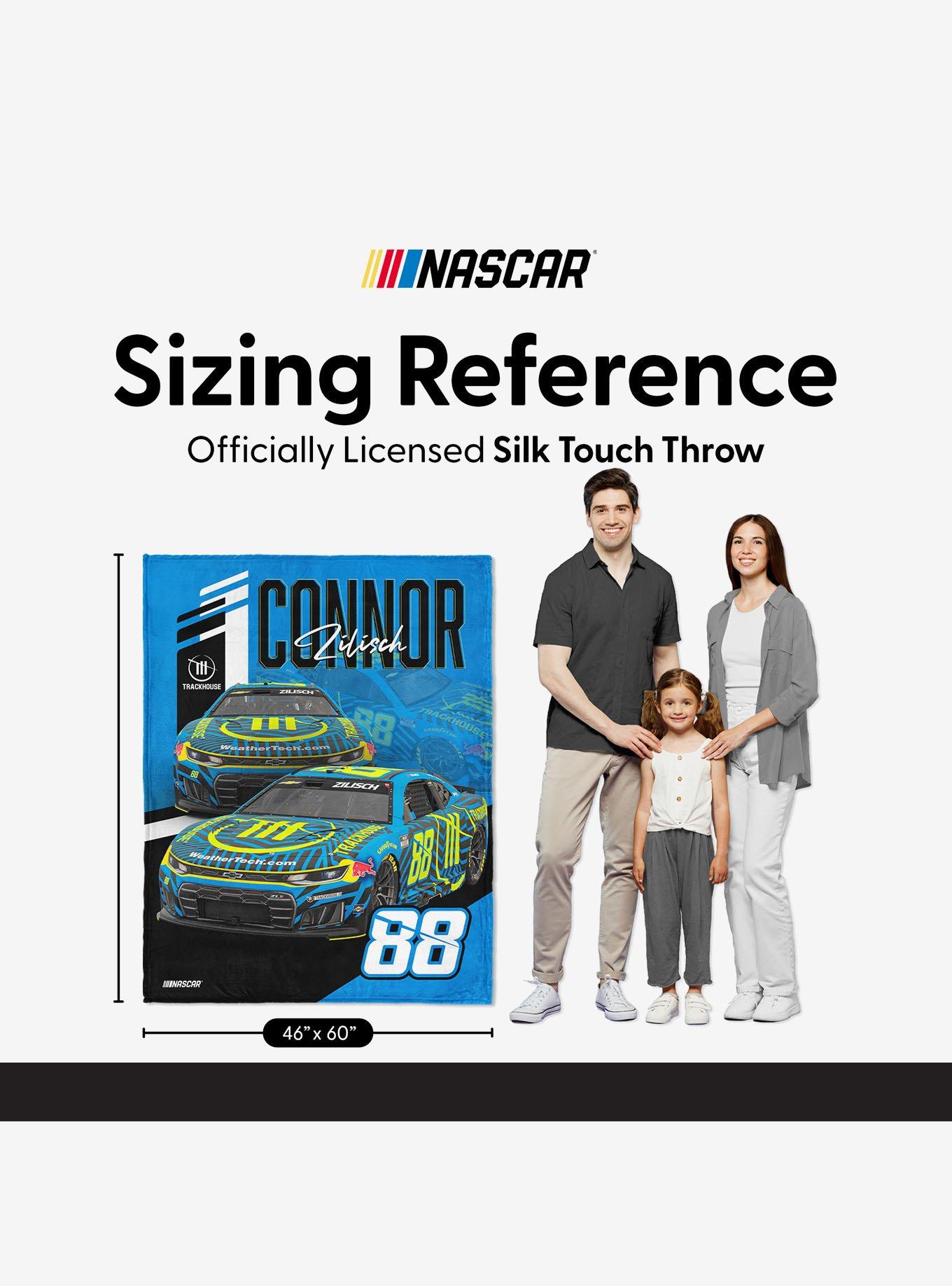 NASCAR Connor Zilisch Raising Bar Silk Touch Throw Blanket, , alternate