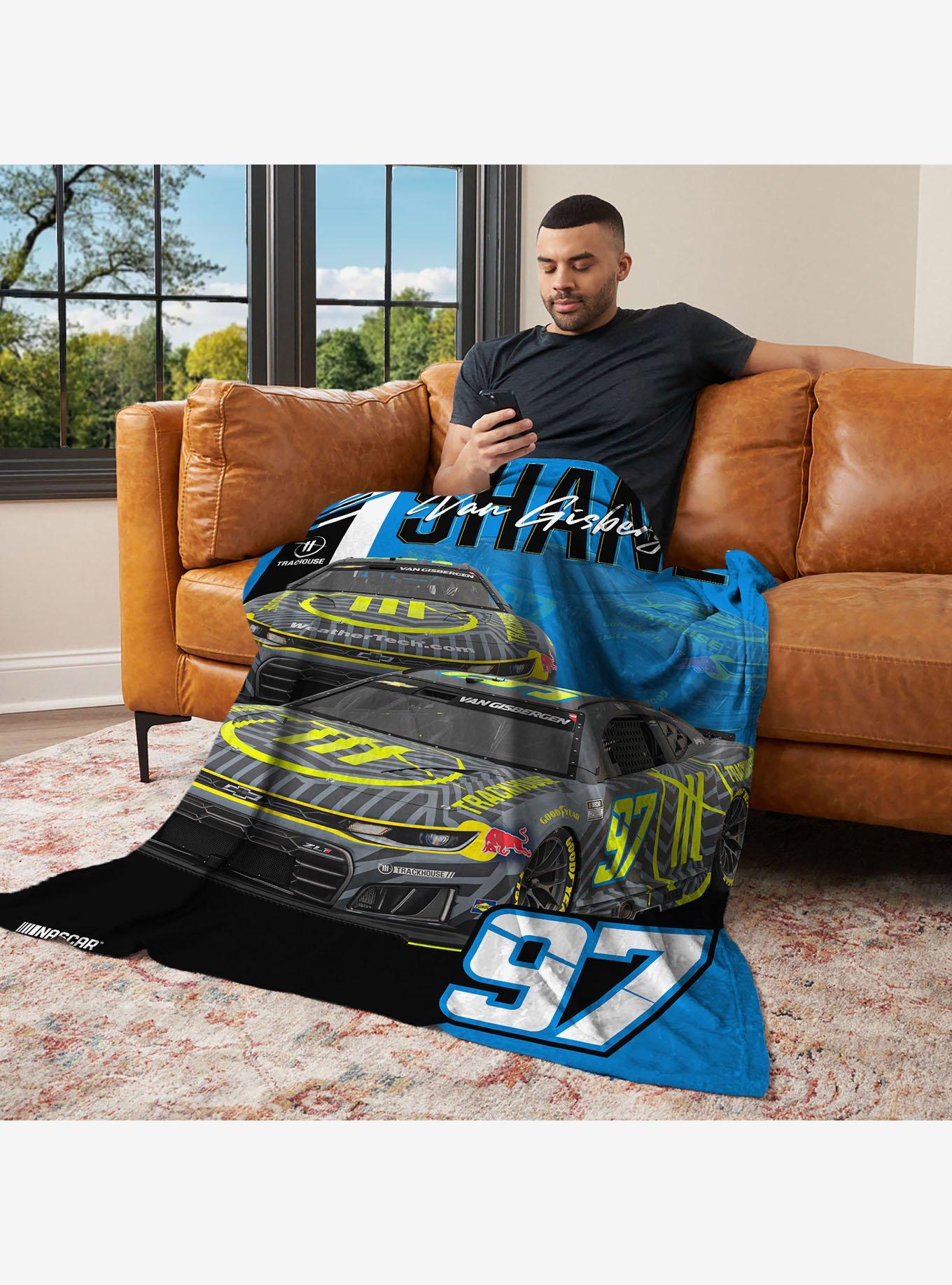 NASCAR Shane Van Gisbergen Raising Bar Silk Touch Throw Blanket, , alternate