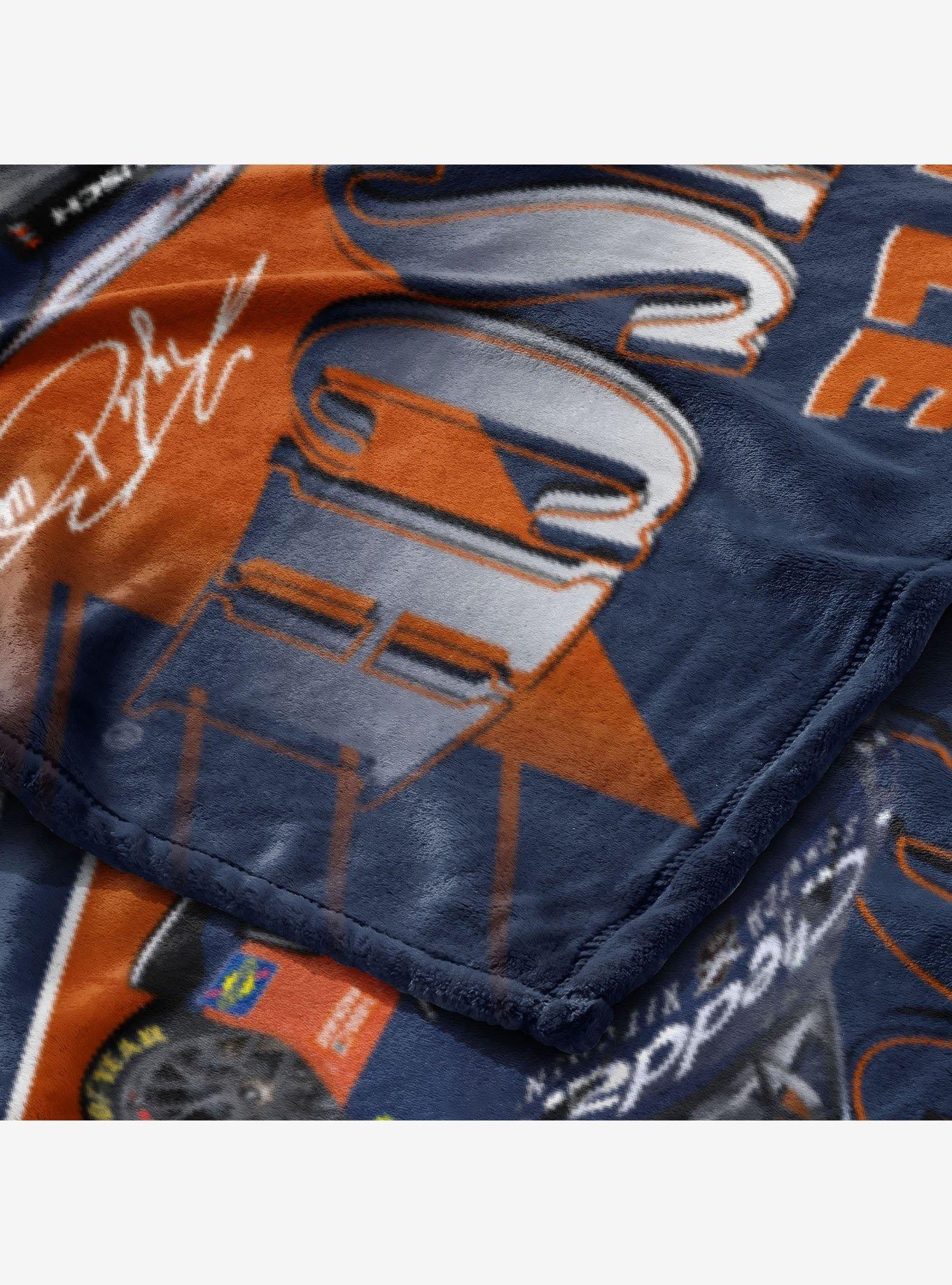 NASCAR Kyle Busch Cheddars Comet Car Silk Touch Throw Blanket, , alternate