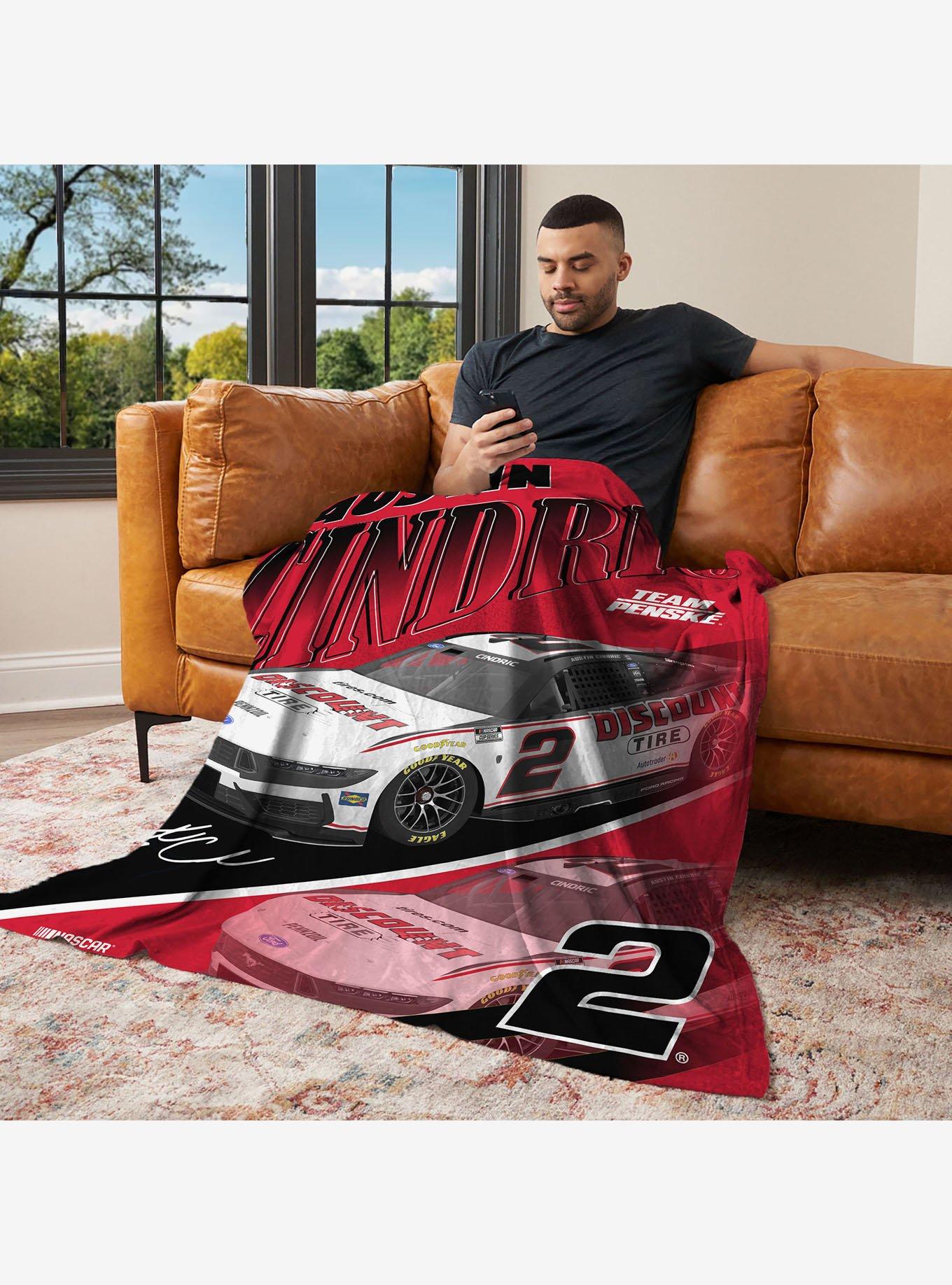 NASCAR Austin Cindric Reflection Silk Touch Throw Blanket, , alternate