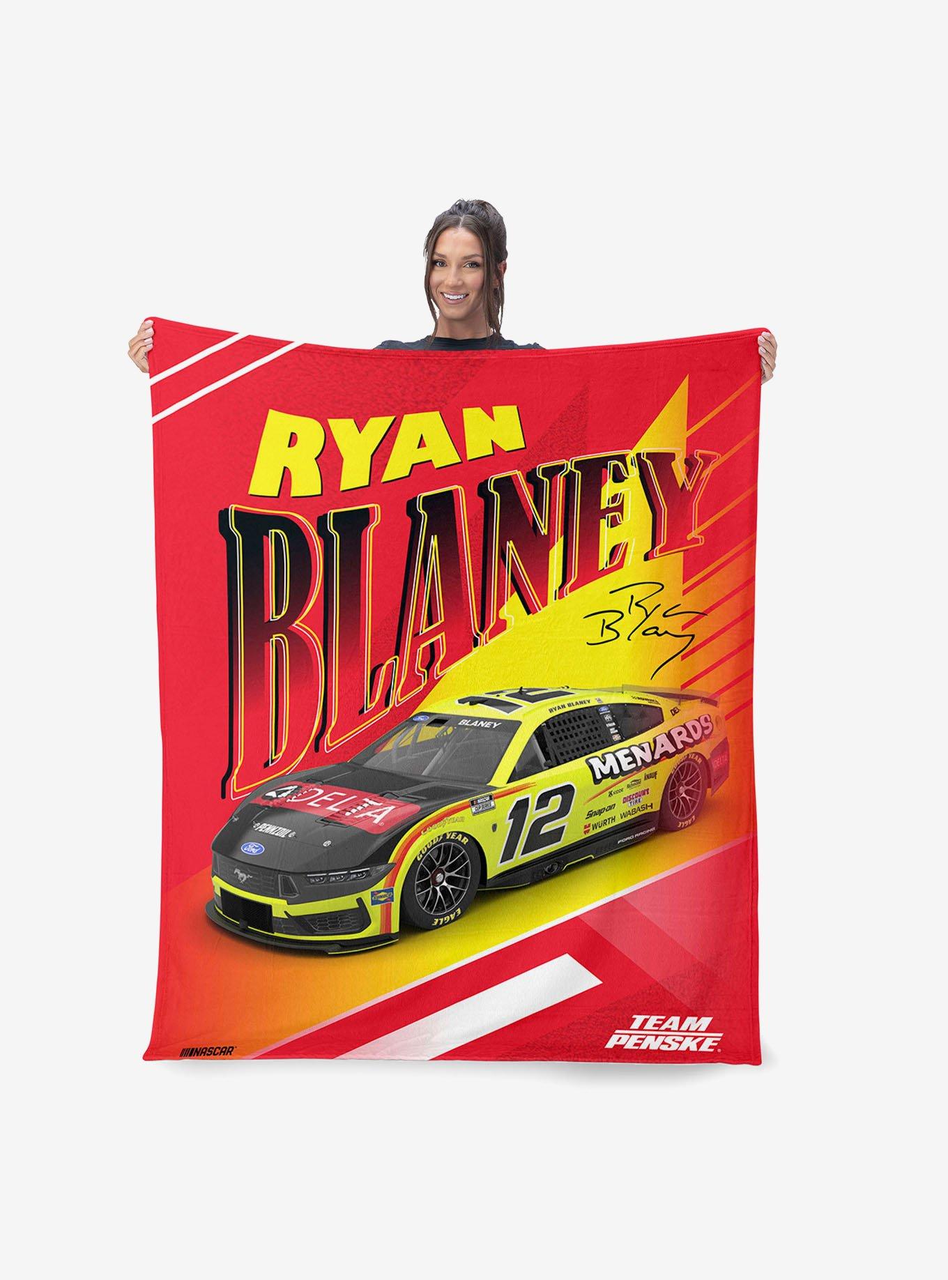 NASCAR Ryan Blaney Comet Car Silk Touch Throw Blanket, , hi-res