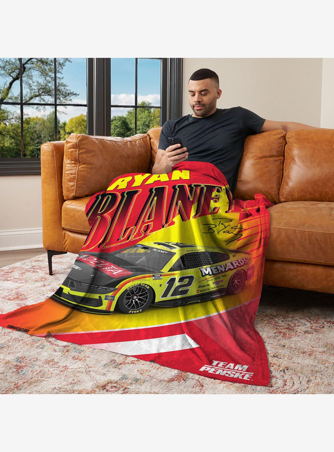 NASCAR Ryan Blaney Comet Car Silk Touch Throw Blanket, , alternate