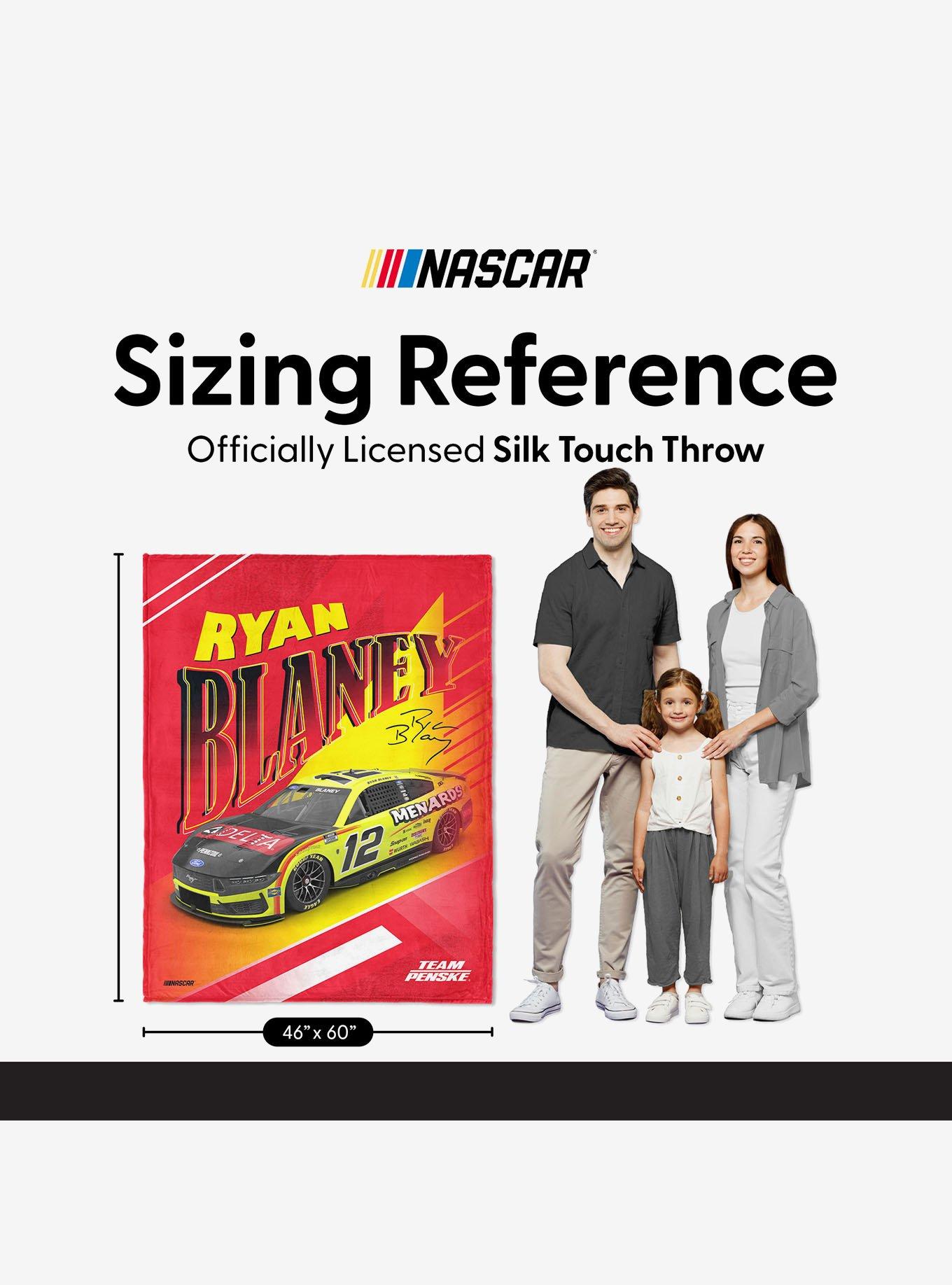 NASCAR Ryan Blaney Comet Car Silk Touch Throw Blanket, , alternate