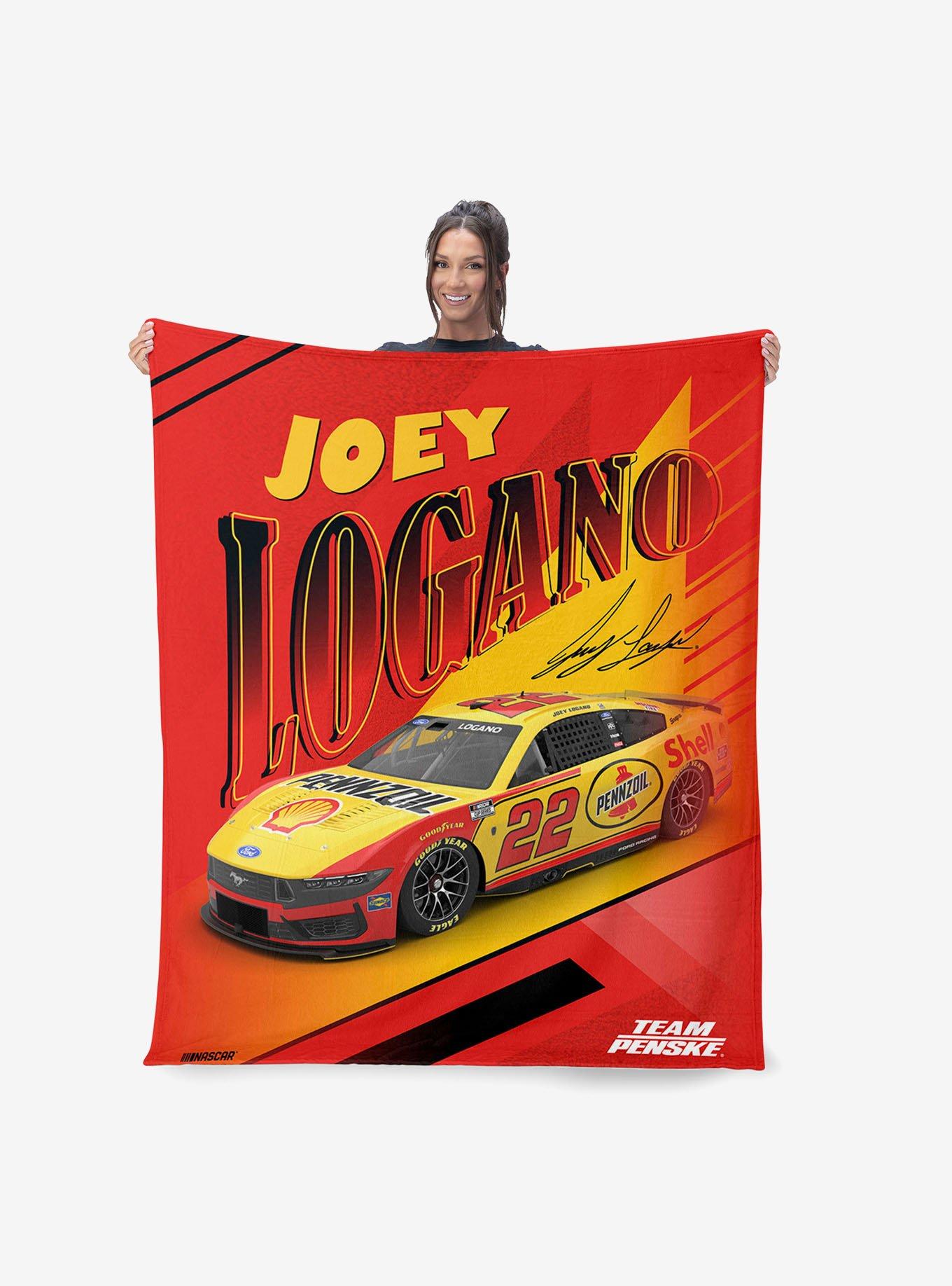 NASCAR Joey Logano Comet Car Silk Touch Throw Blanket