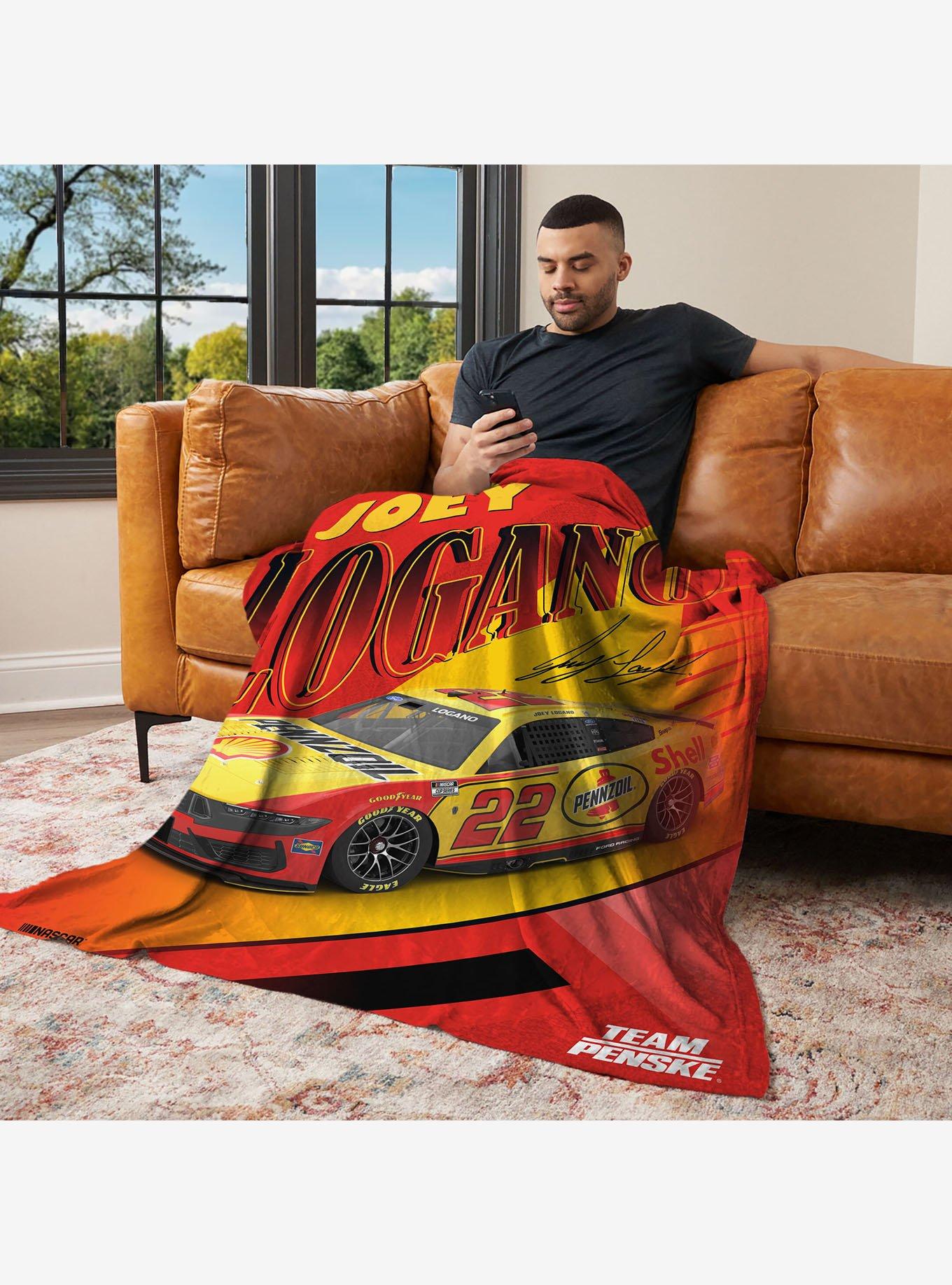 NASCAR Joey Logano Comet Car Silk Touch Throw Blanket, , alternate