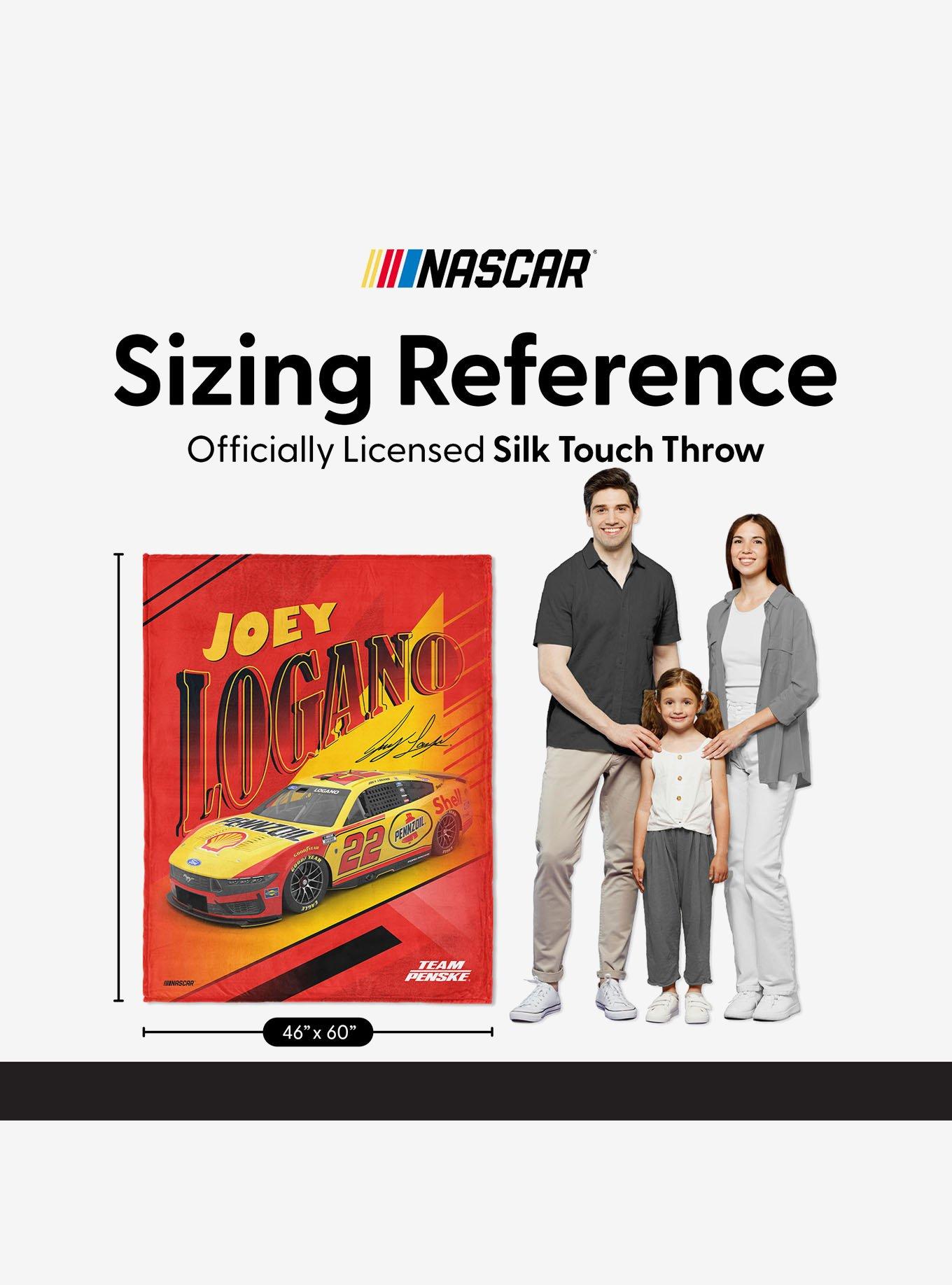NASCAR Joey Logano Comet Car Silk Touch Throw Blanket, , alternate