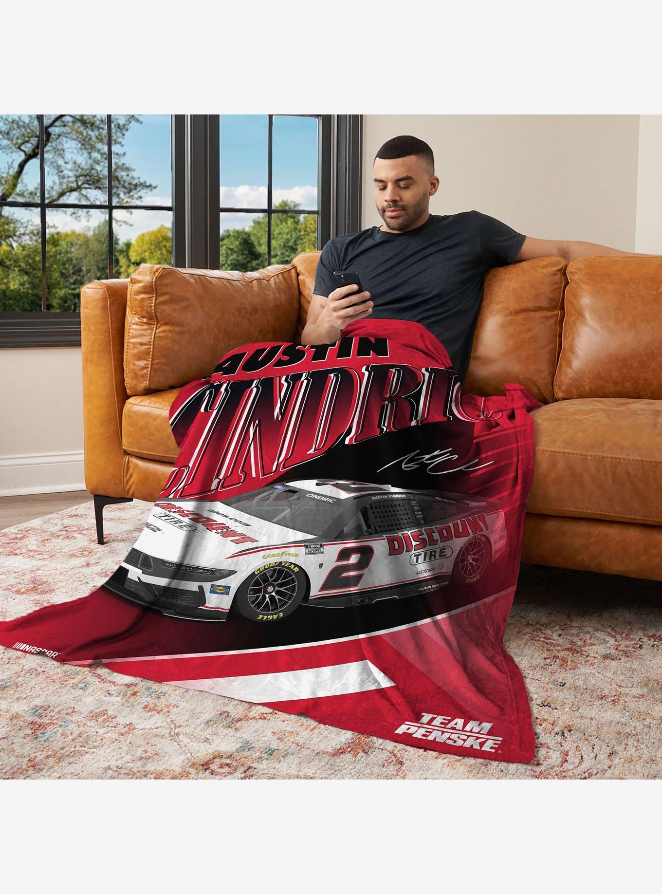NASCAR Austin Cindric Comet Car Silk Touch Throw Blanket, , alternate