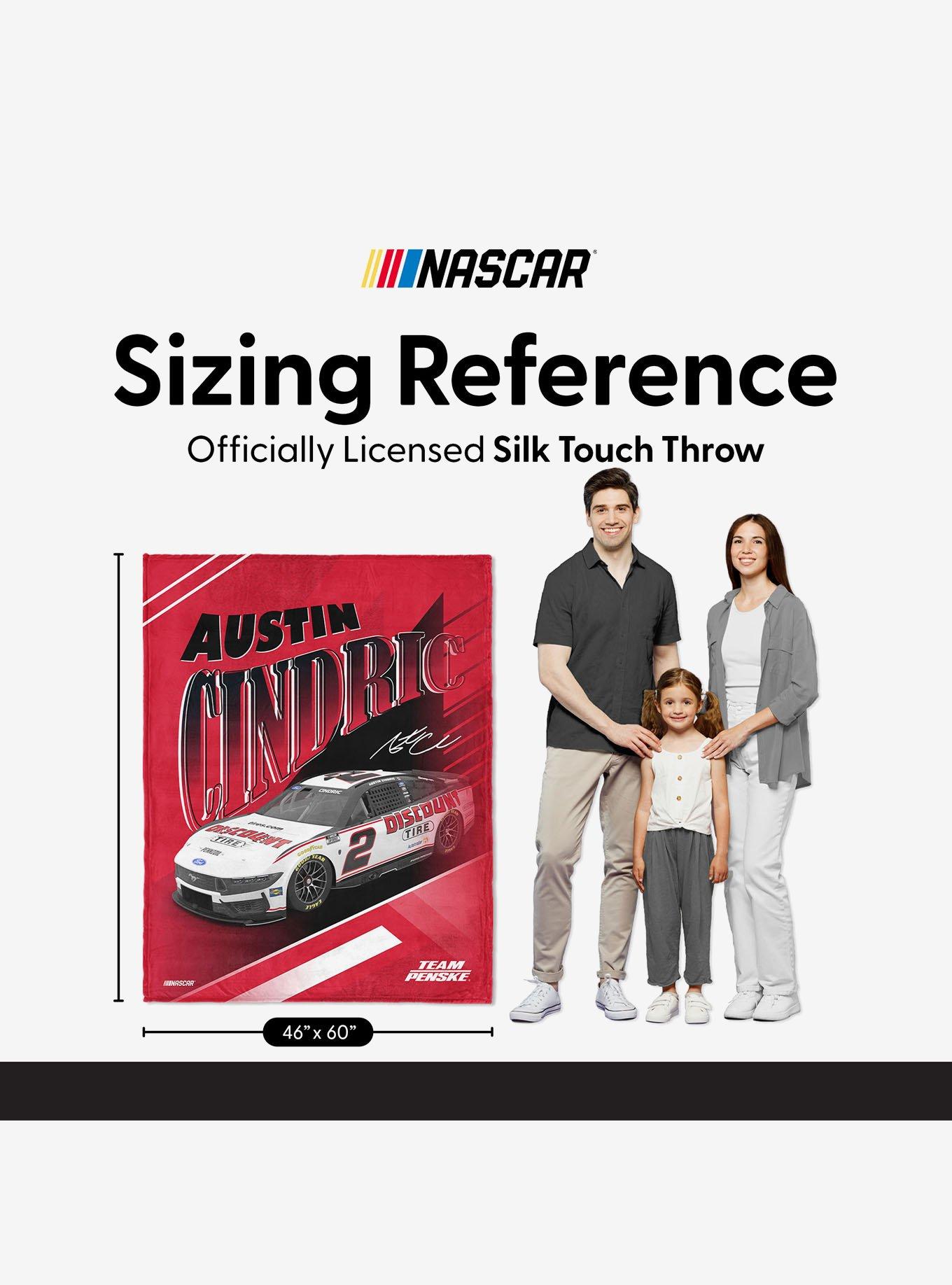 NASCAR Austin Cindric Comet Car Silk Touch Throw Blanket, , alternate
