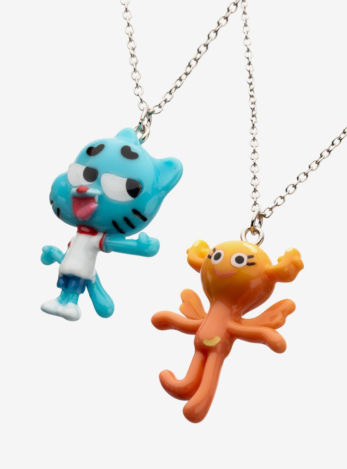 The Amazing World Of Gumball Penny & Gumball Best Friend Necklace Set, , alternate - view 3