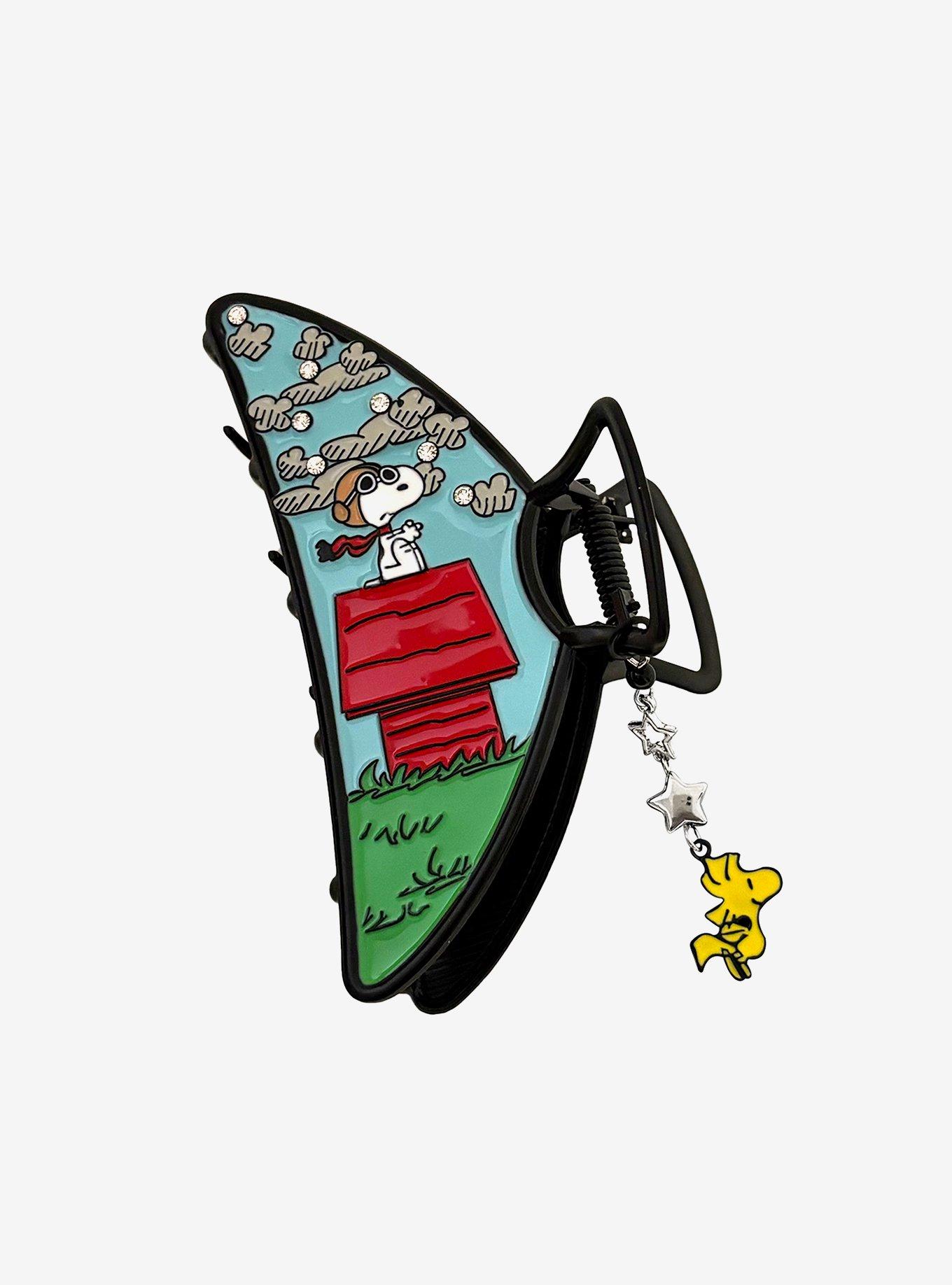 Peanuts Flying Ace Scene Claw Hair Clip, , hi-res