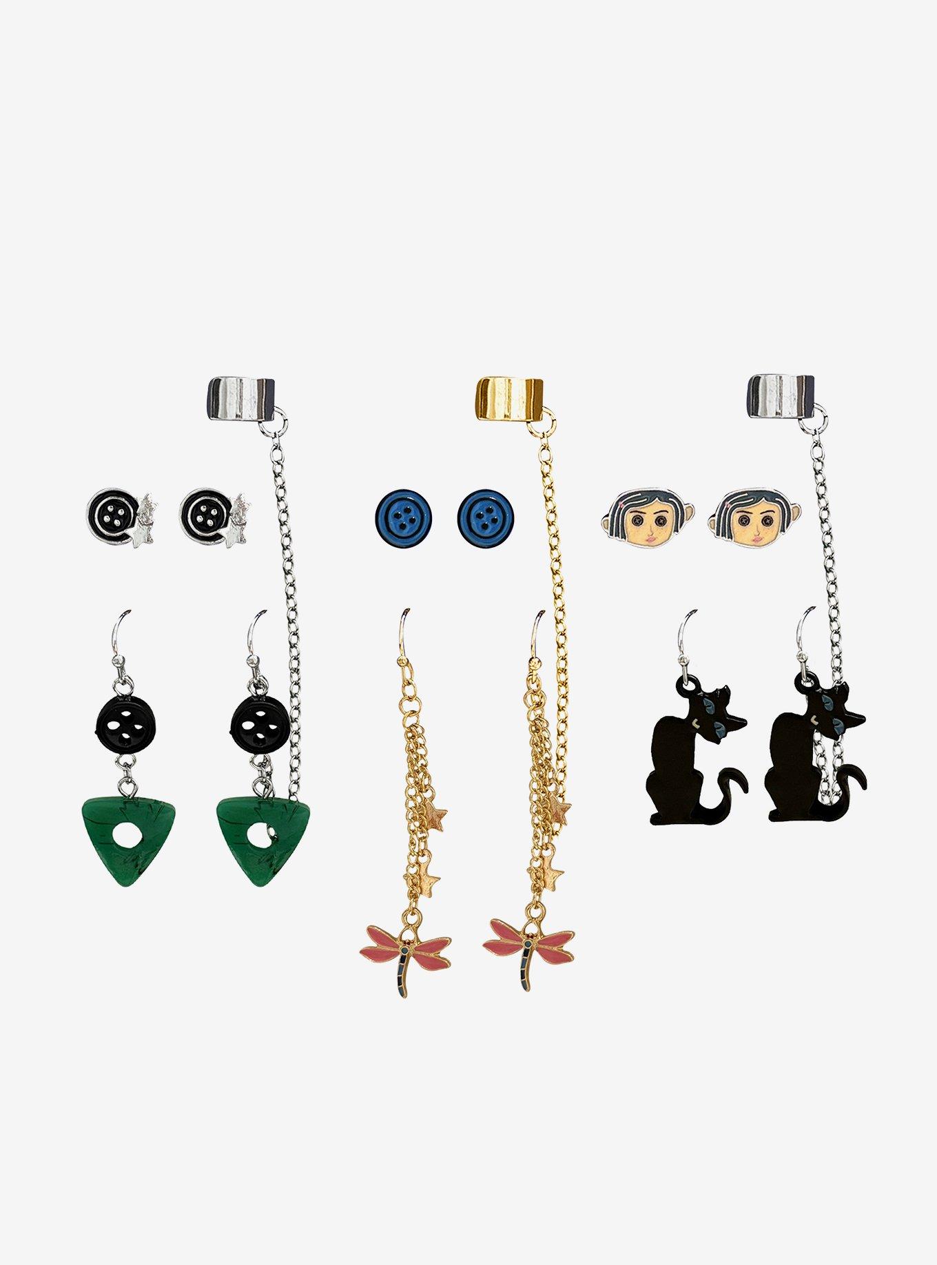 Coraline Icons Cuff Earring Set, , hi-res