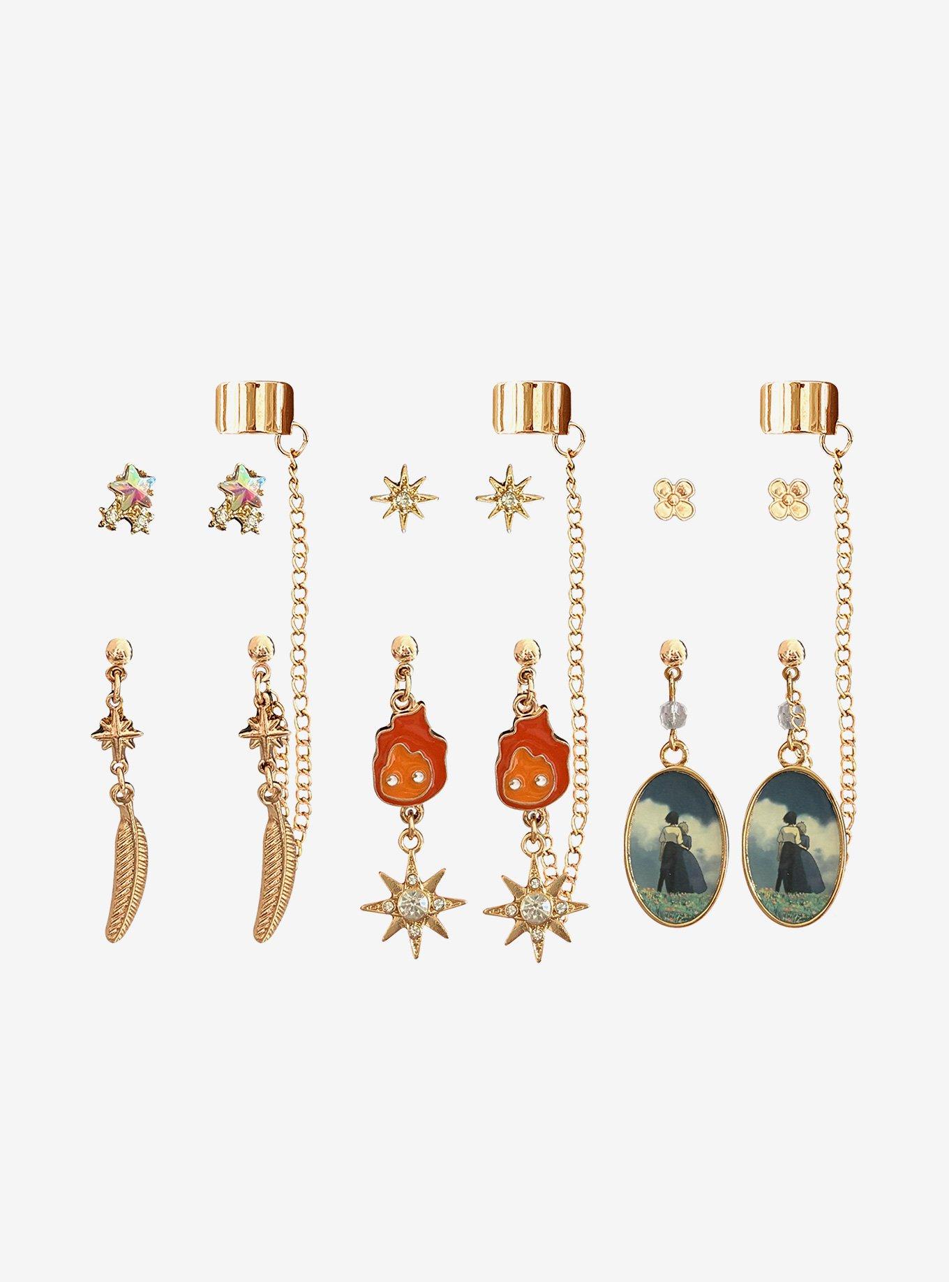 Studio Ghibli&reg; Howl's Moving Castle Icons Cuff Earring Set, , hi-res