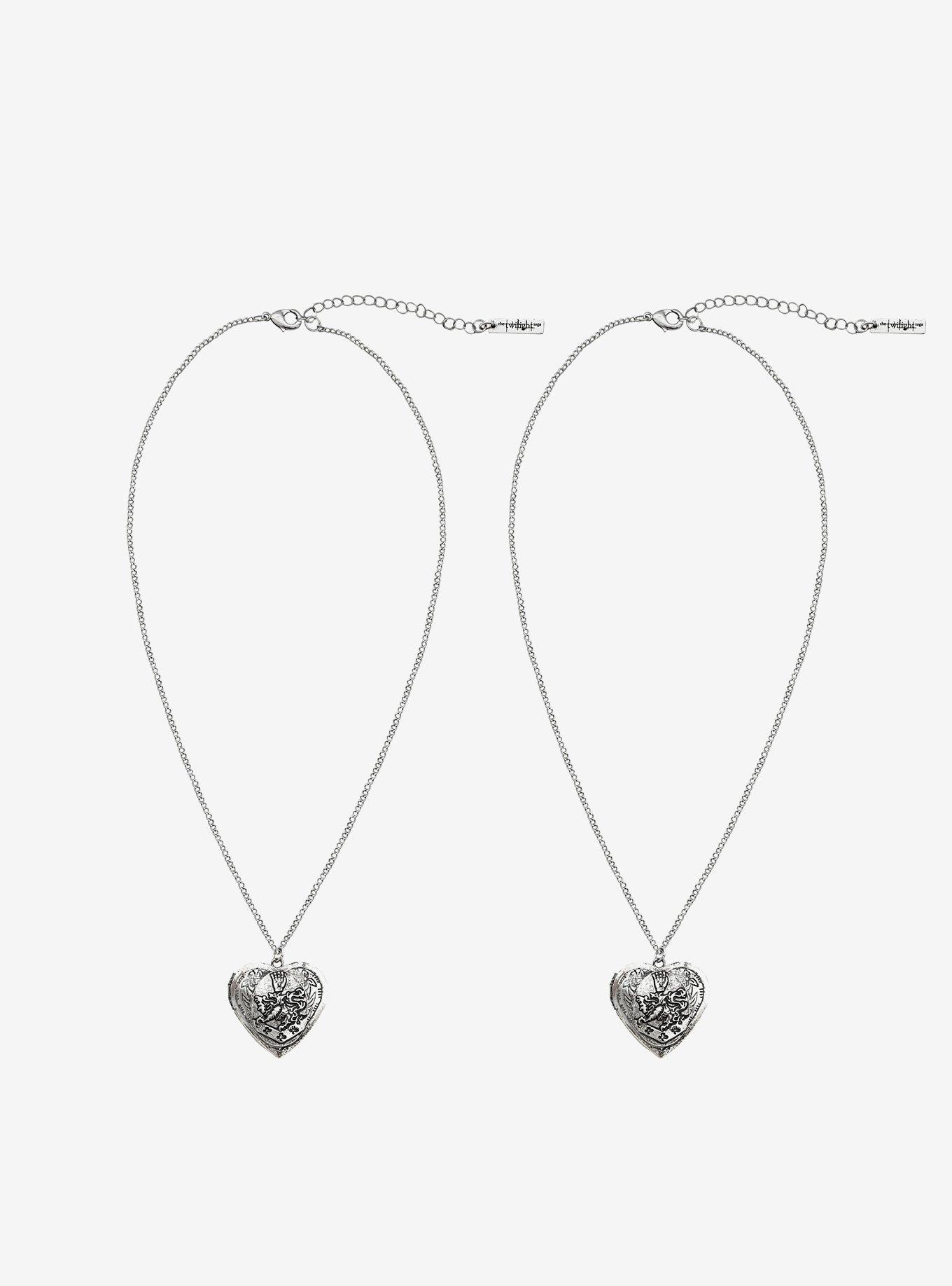 The Twilight Saga Alice & Jasper Locket Best Friend Necklace Set, , hi-res