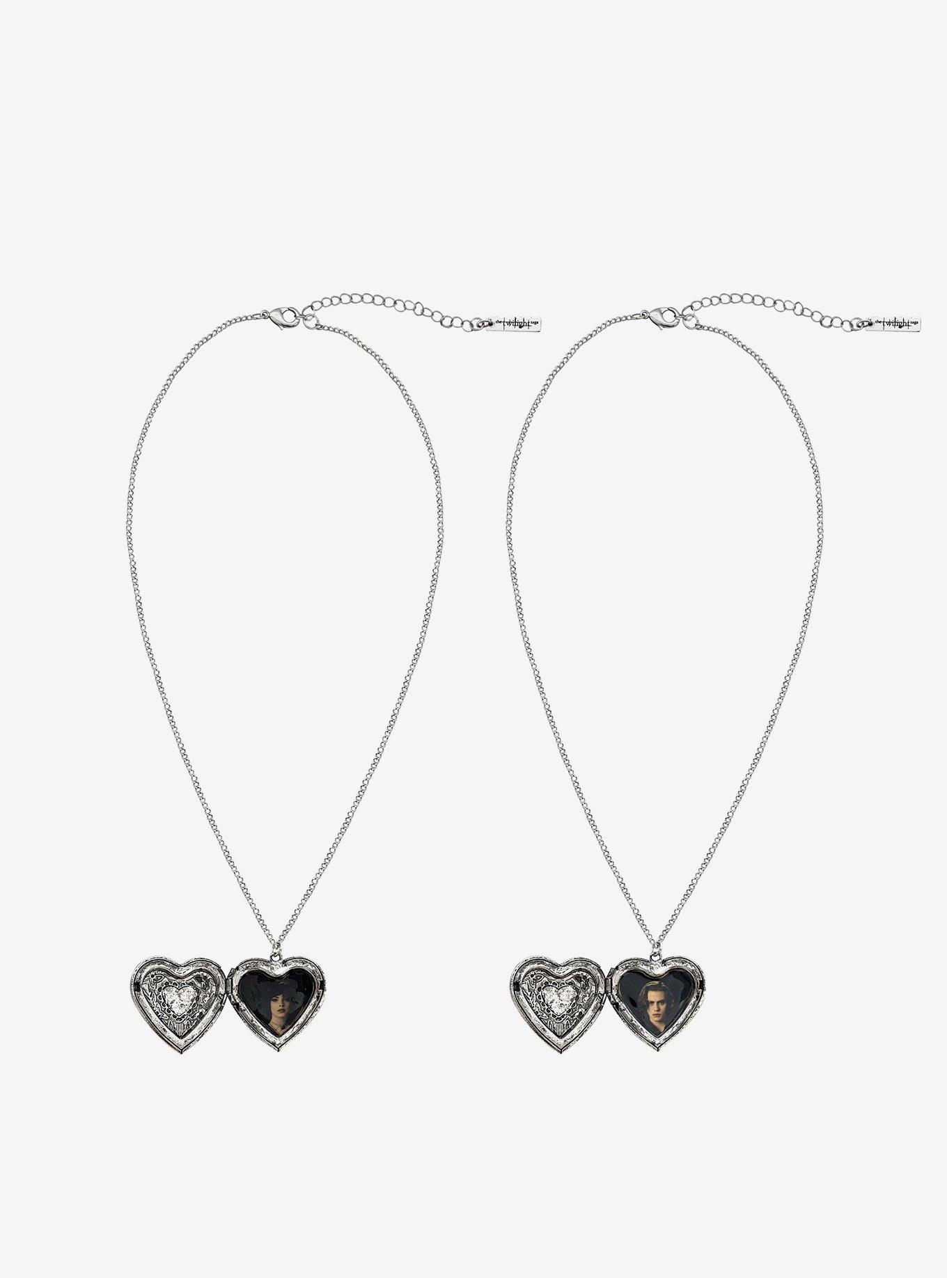 The Twilight Saga Alice & Jasper Locket Best Friend Necklace Set, , alternate - view 3