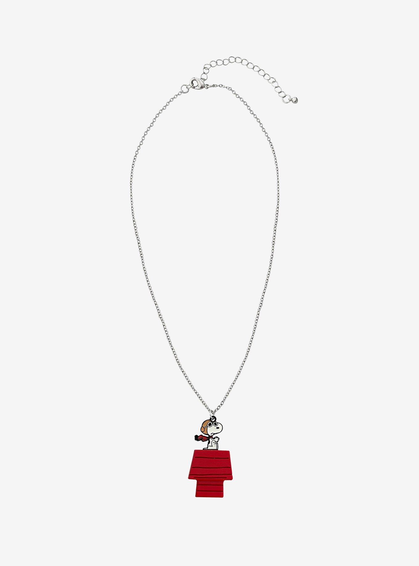 Peanuts Snoopy Flying Ace Necklace, , hi-res