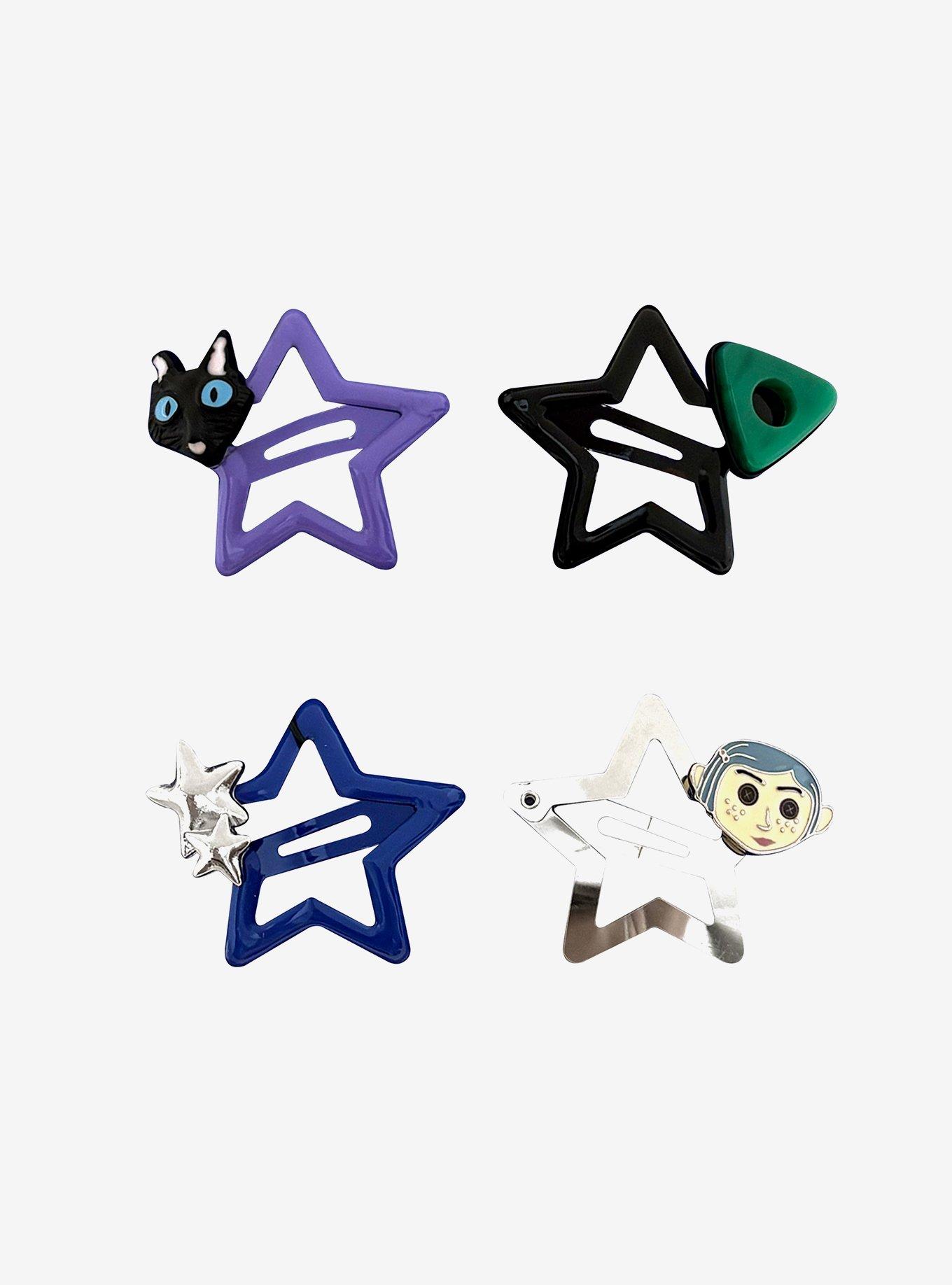 Coraline Star Icon Hair Clip Set, , hi-res