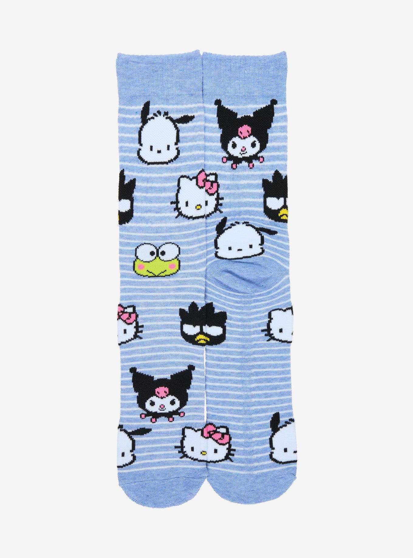 Hello Kitty And Friends Stripe Crew Socks, , hi-res