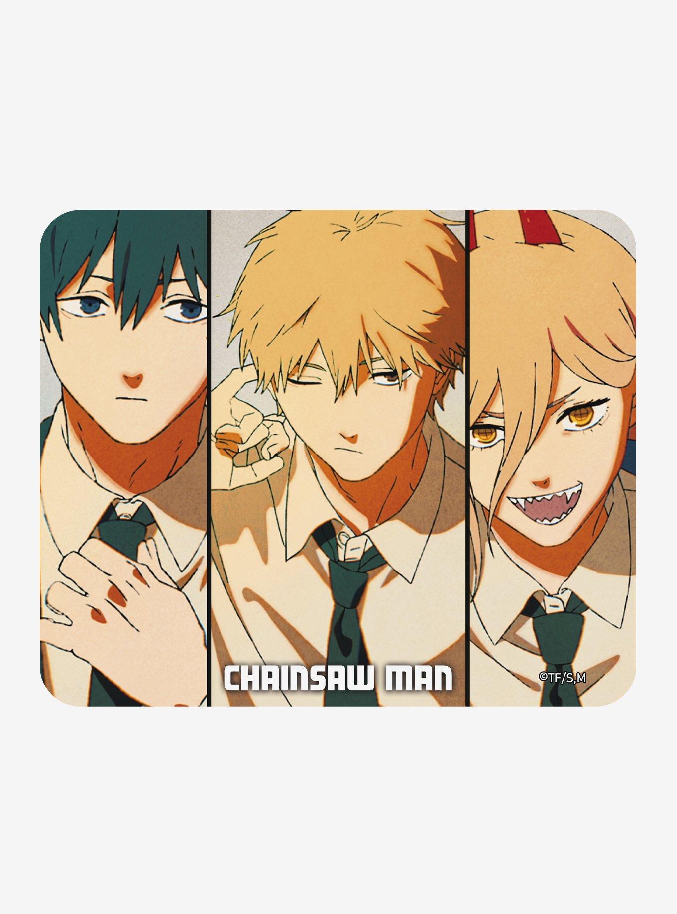 Chainsaw Man Mousepad Mug & Keychain Bundle, , hi-res