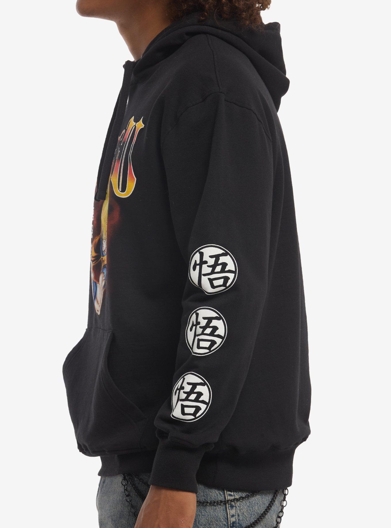 Dragon Ball Z Super Saiyan Goku Hoodie, BLACK, alternate - view 4