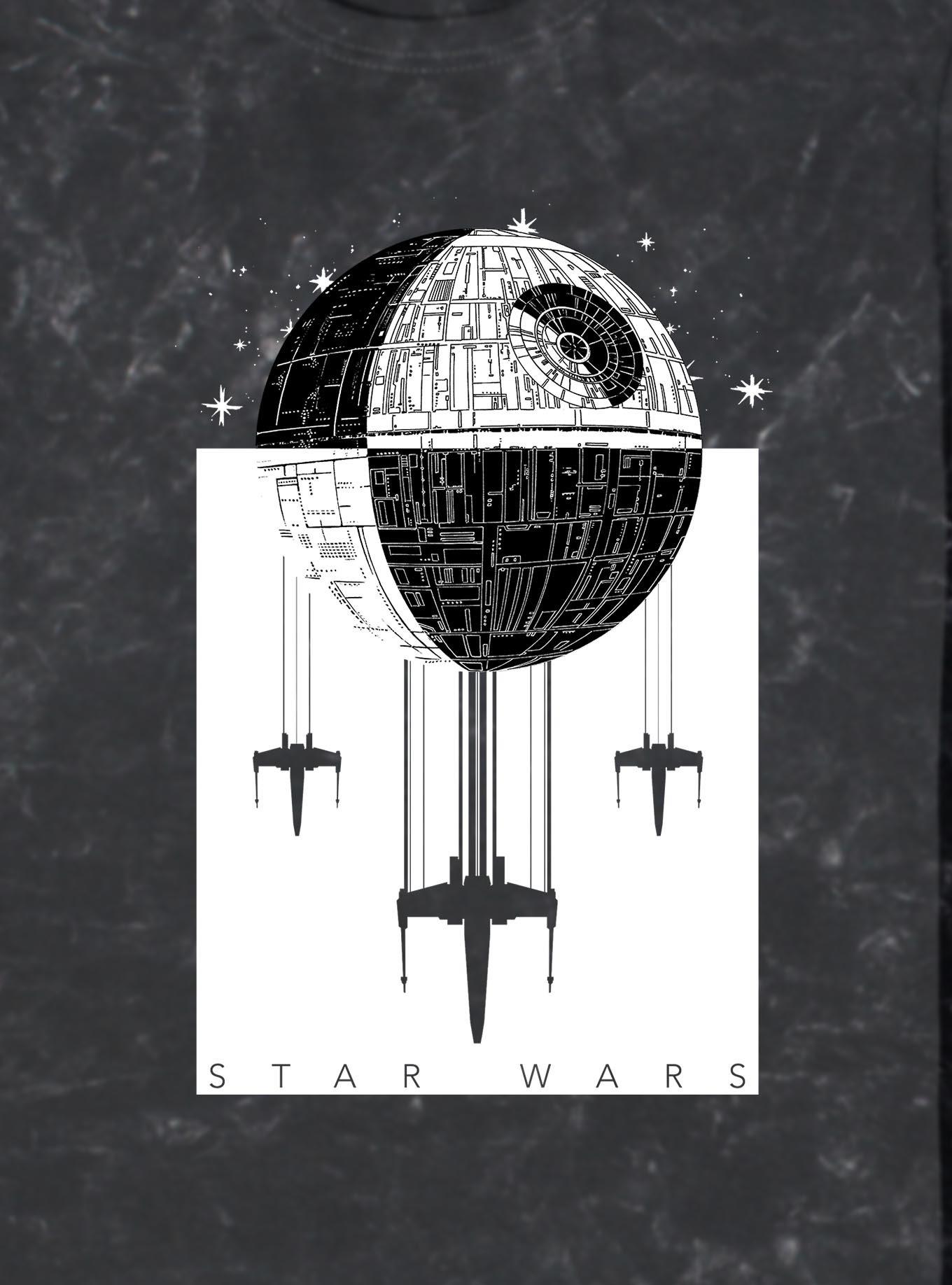 Star Wars Death Star Battle Mineral Wash T-Shirt, , hi-res