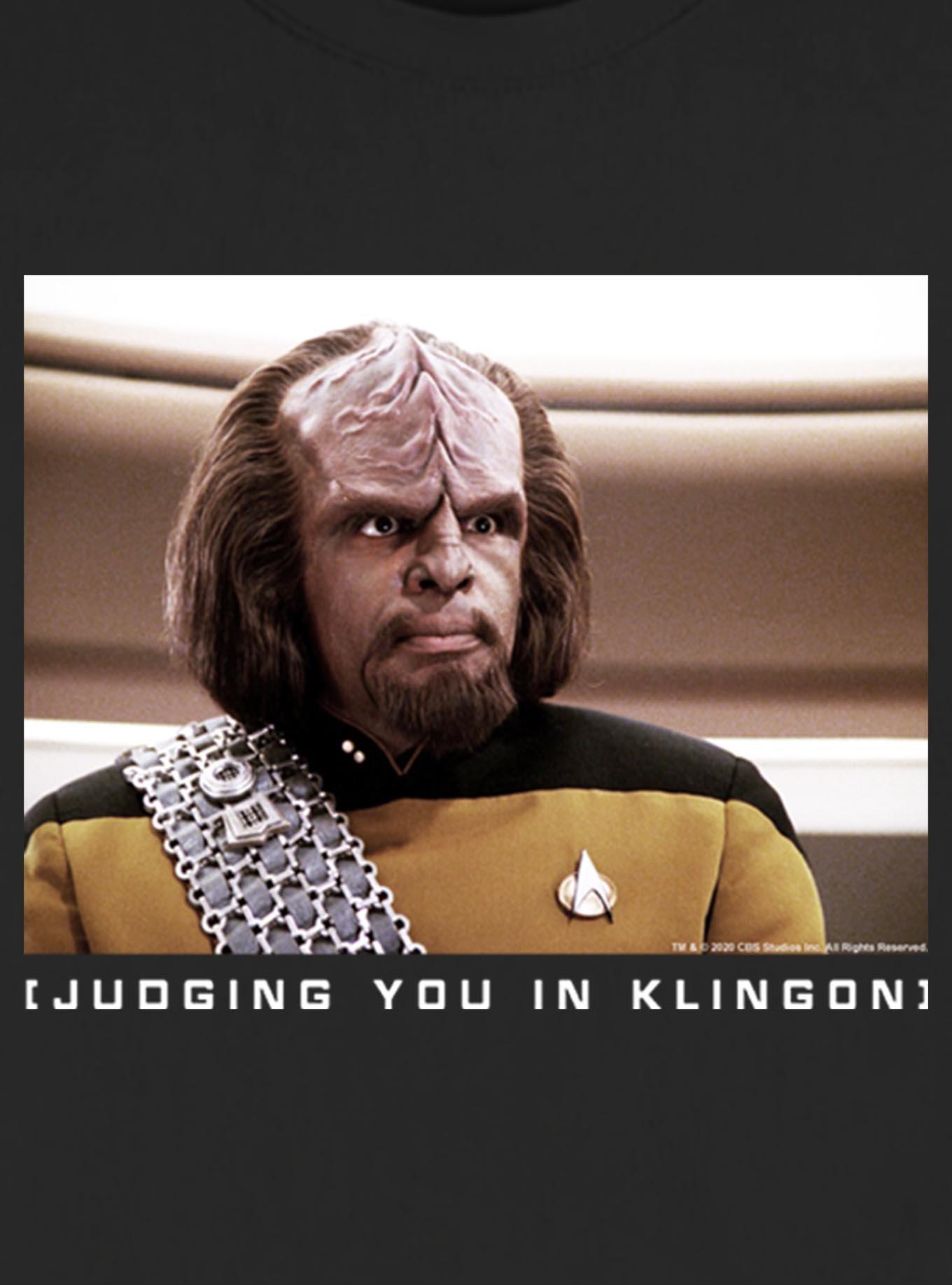 Star Trek Judging In Klingon Sweatshirt, , hi-res
