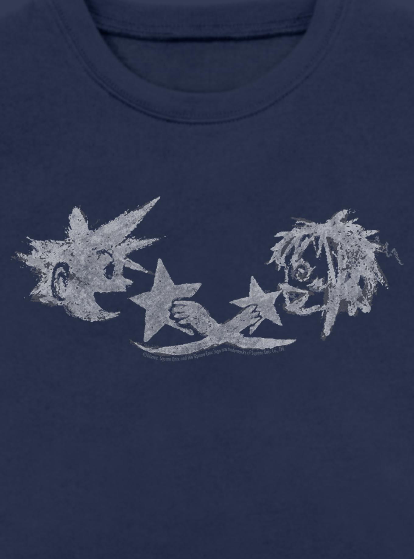 Disney Kingdom Hearts Sora & Kairi Chalk Drawing Sweatshirt, , hi-res