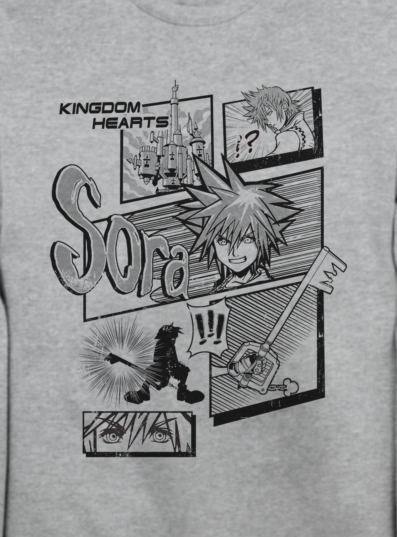 Disney Kingdom Hearts Sora Key Pages Sweatshirt, , hi-res