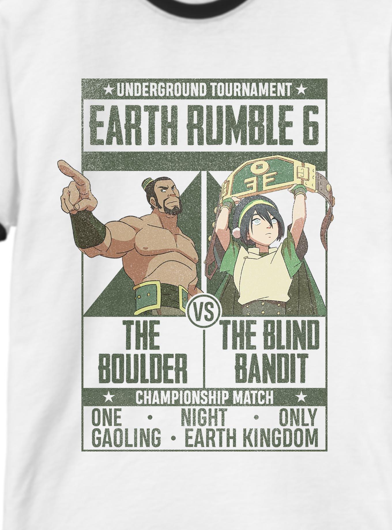 Avatar: The Last Airbender Earth Rumble 6 Ringer T-Shirt, , hi-res