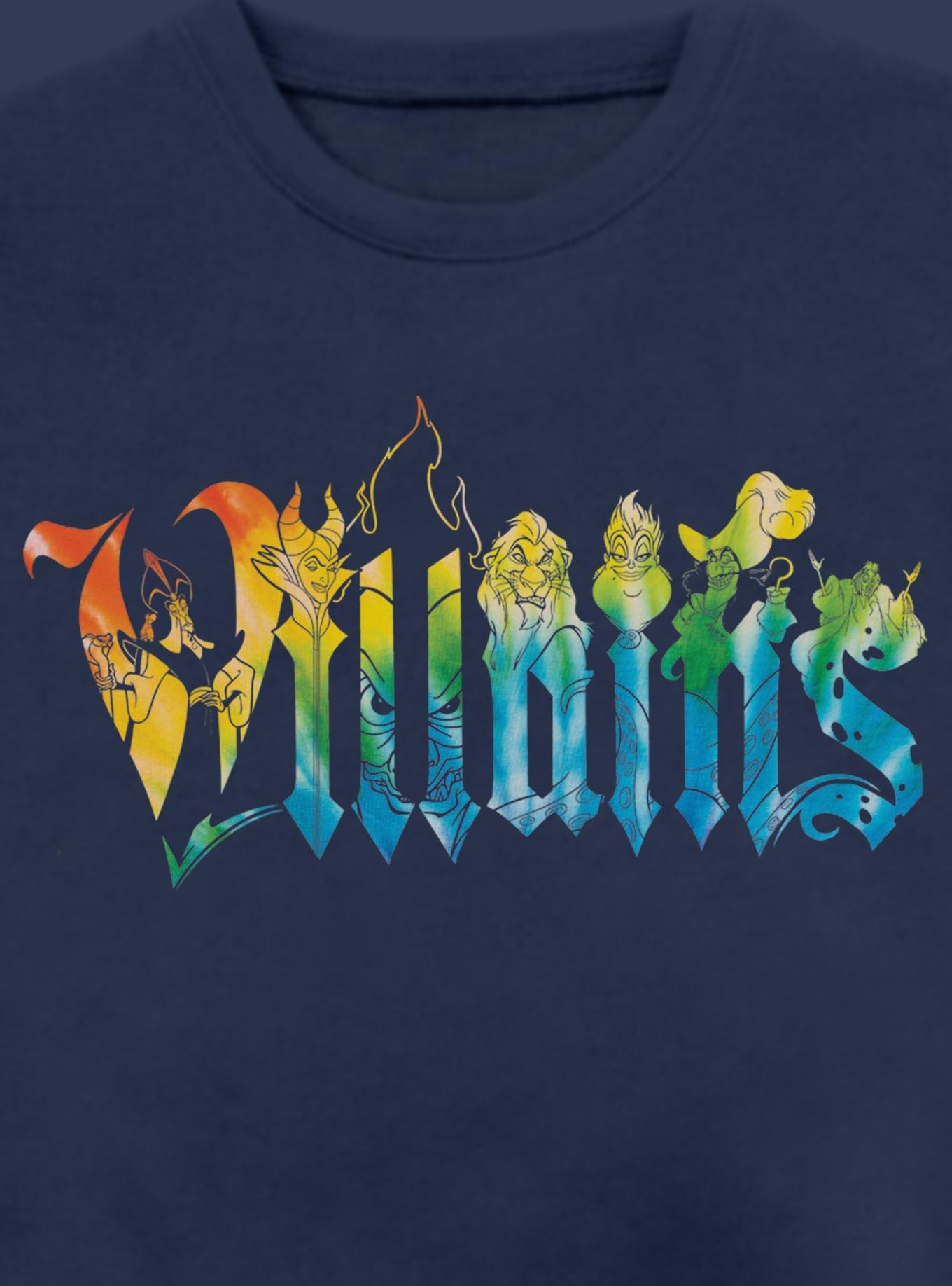 Disney Villains Character Letter Sweatshirt, , hi-res