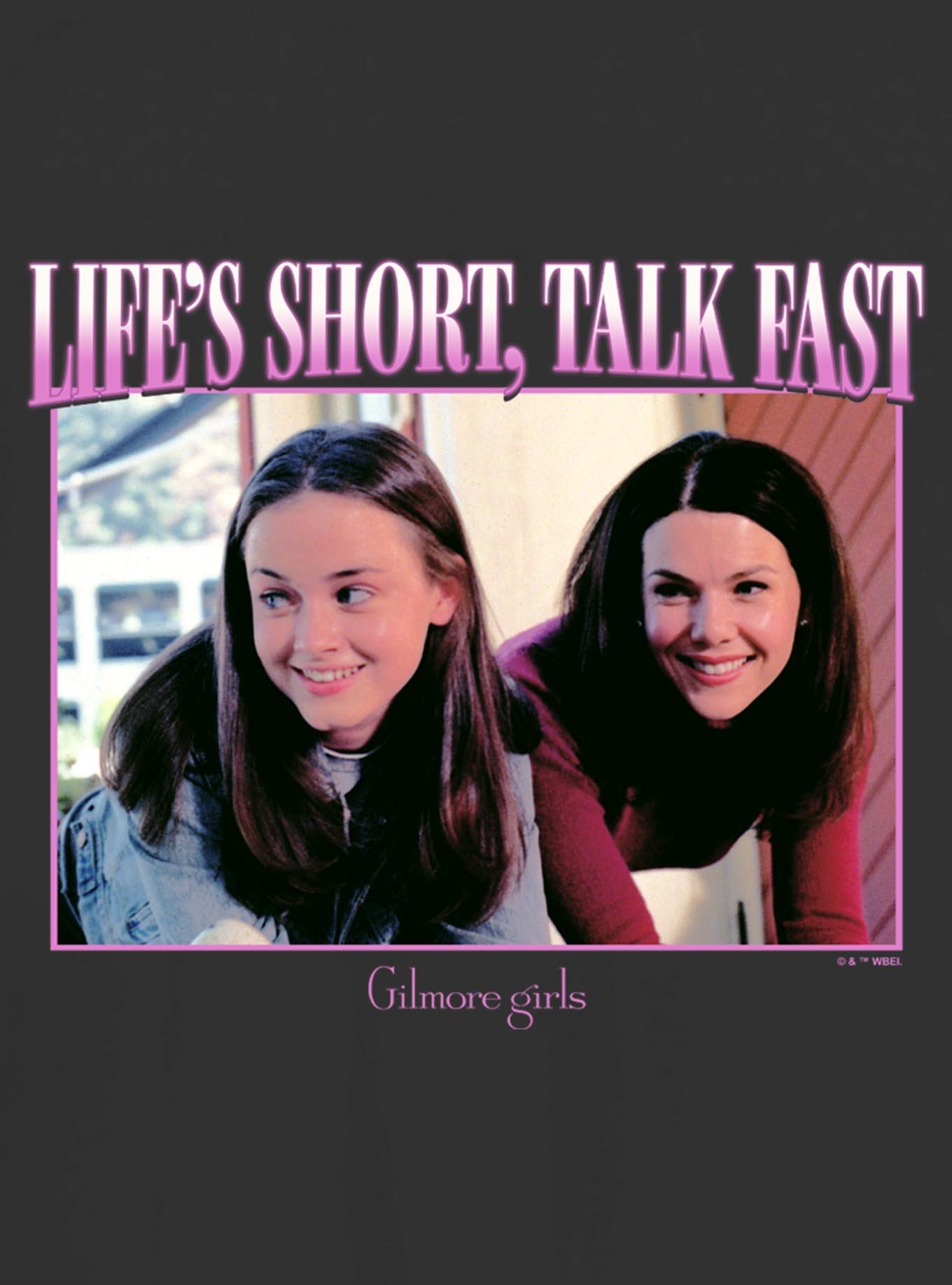Gilmore Girls Life's Short, Talk Fast Girls T-Shirt, , hi-res