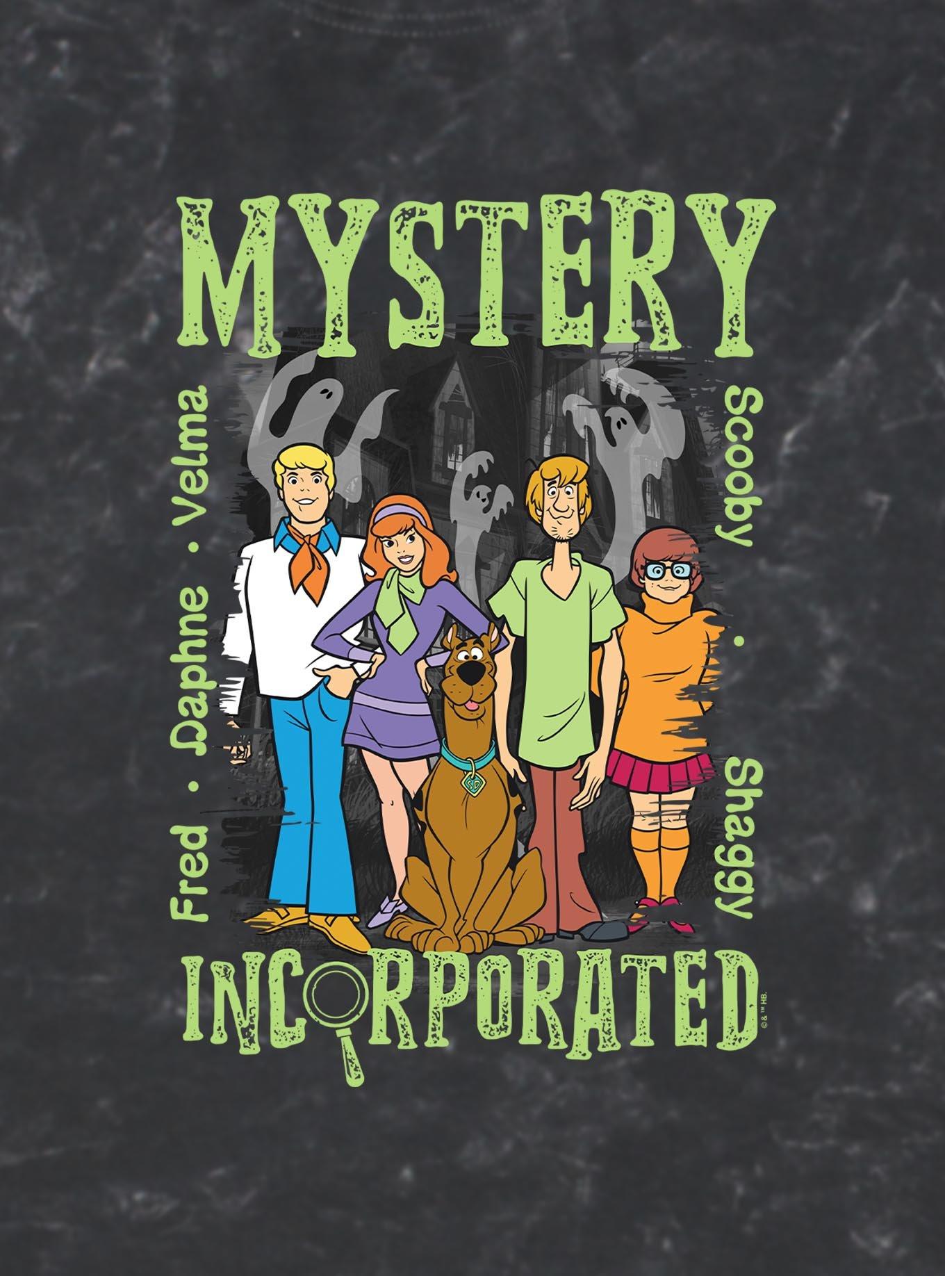 Scooby-Doo Mystery Inc Crew Mineral Wash T-Shirt, , hi-res