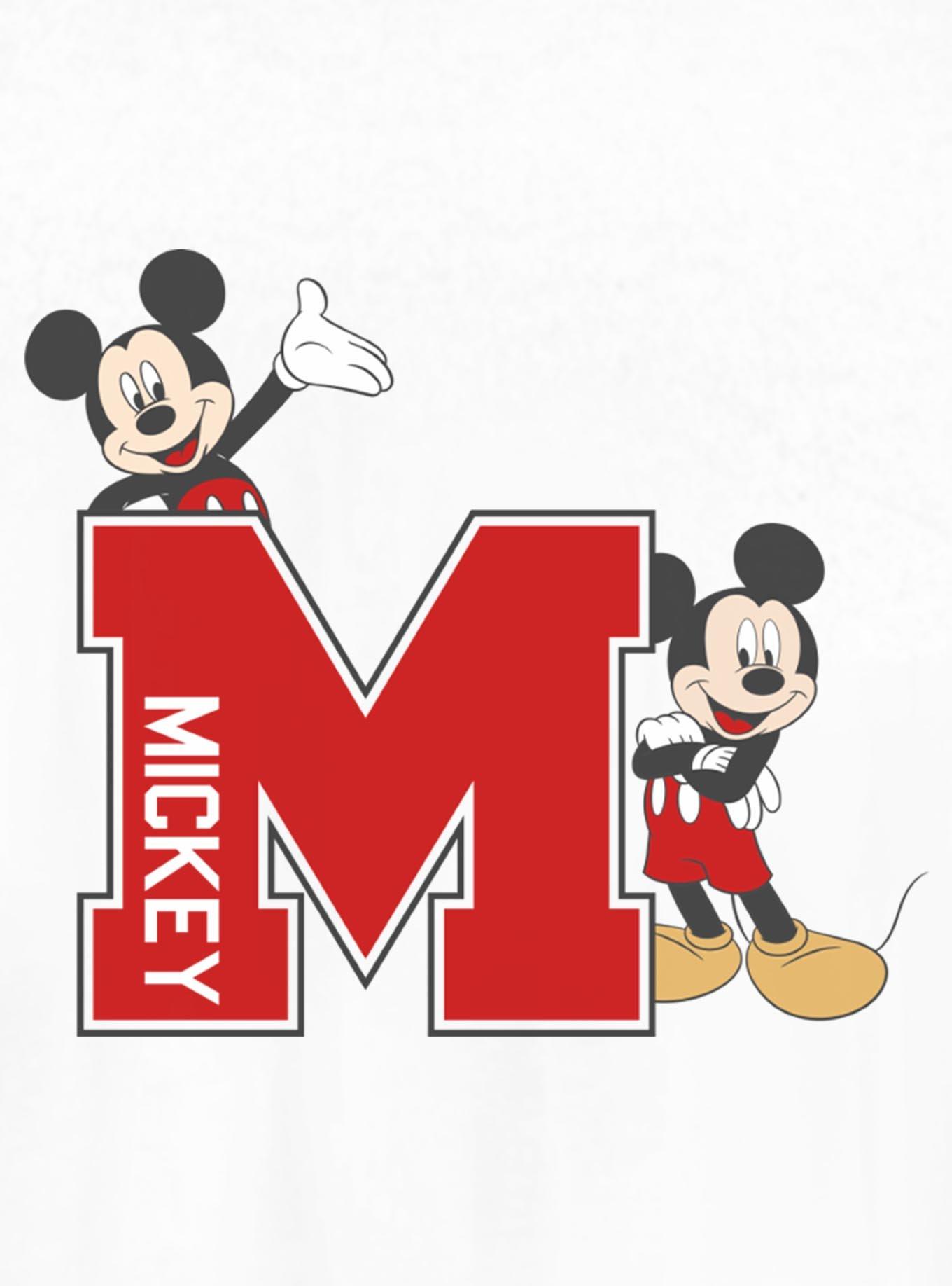Disney Mickey Mouse M Varsity Girls T-Shirt, , hi-res