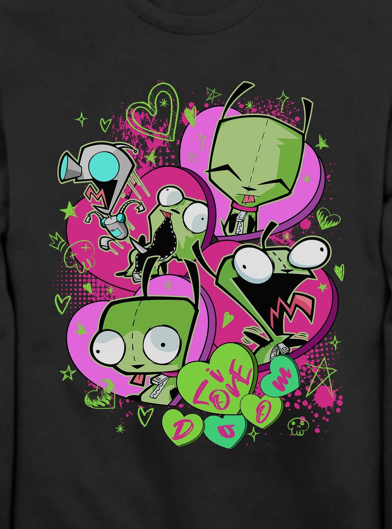 Invader ZIM I Love Doom Gir Sweatshirt, , hi-res