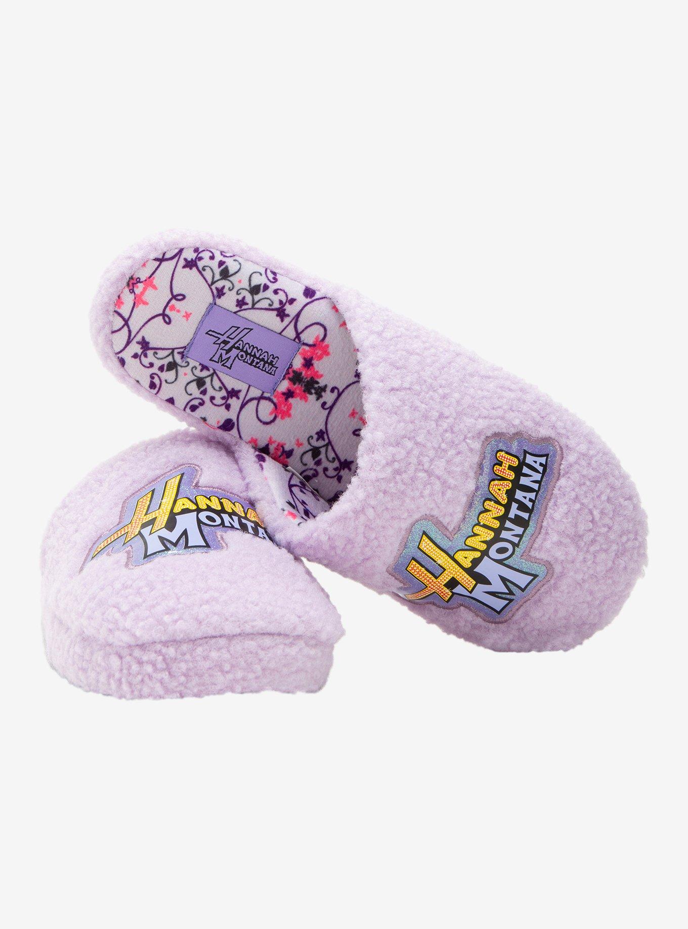 Disney Hannah Montana Logo Sherpa Women's Slippers, , alternate - view 2