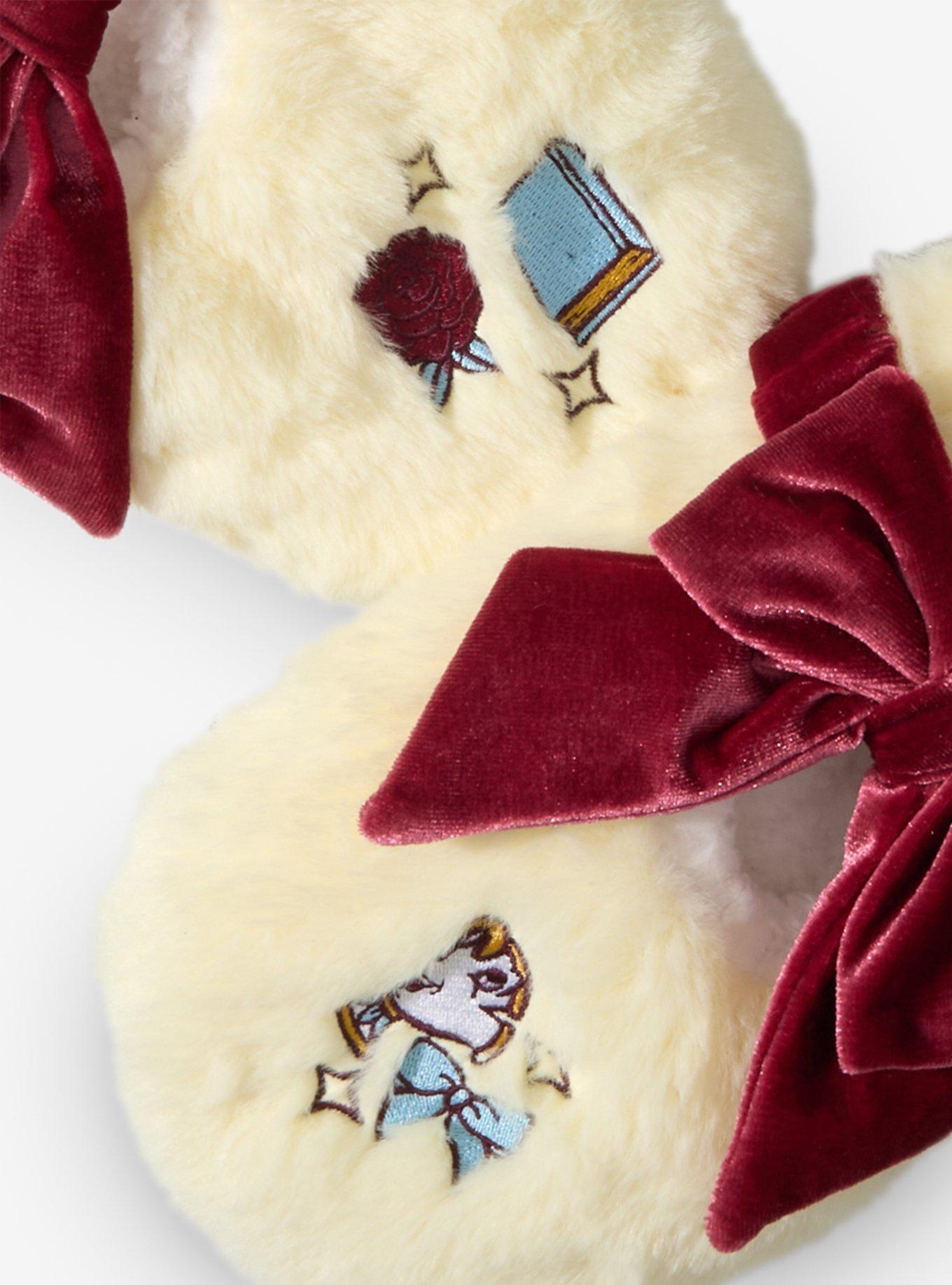 Disney Beauty and The Beast Belle Icons Fuzzy Slipper Socks - BoxLunch Exclusive, , alternate - view 3