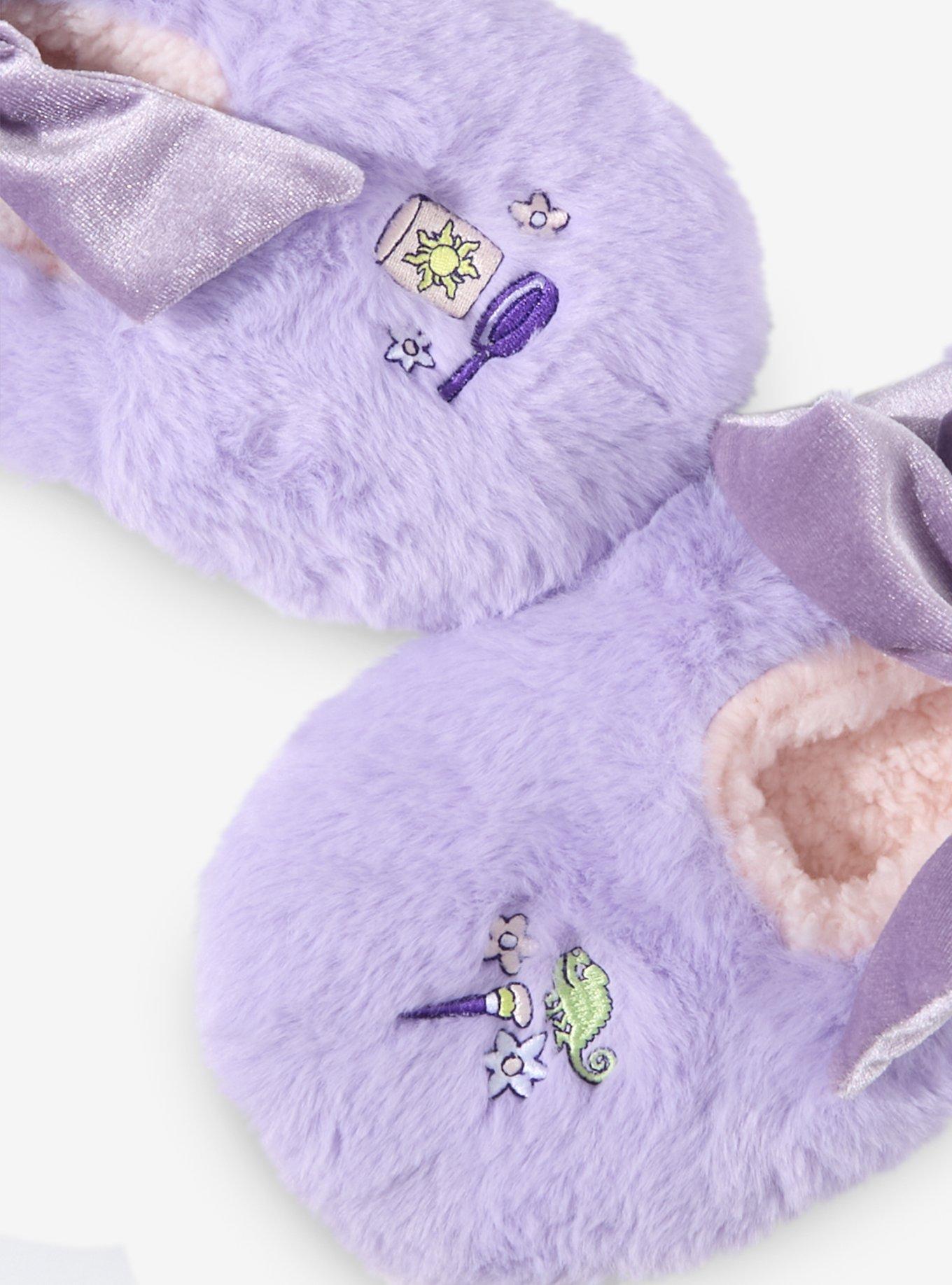 Disney Tangled Rapunzel Icons Fuzzy Slipper Socks - BoxLunch Exclusive, , alternate - view 3