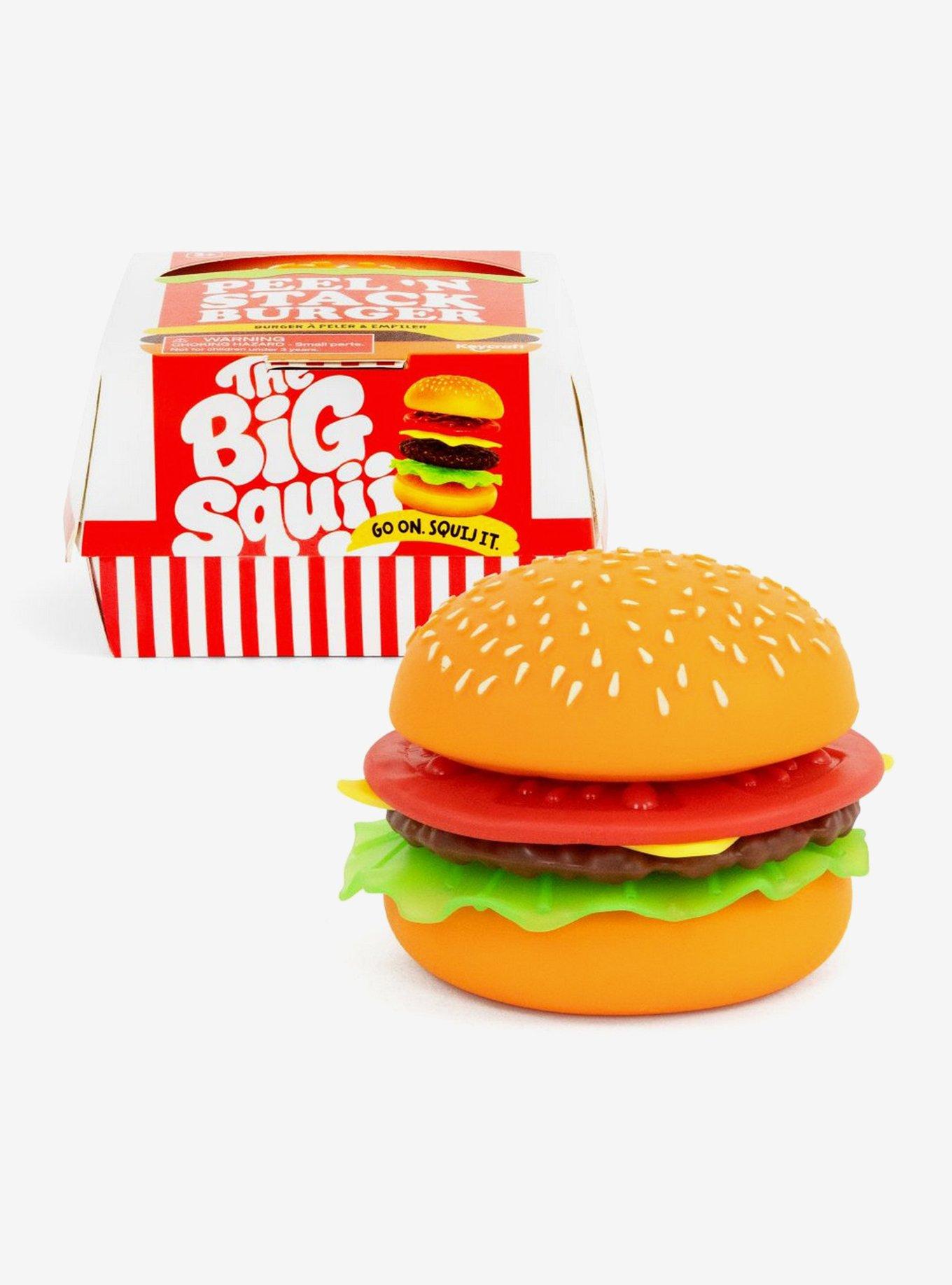 Jumbo Peel 'N Stack Burger Squishy Toy, , alternate - view 2