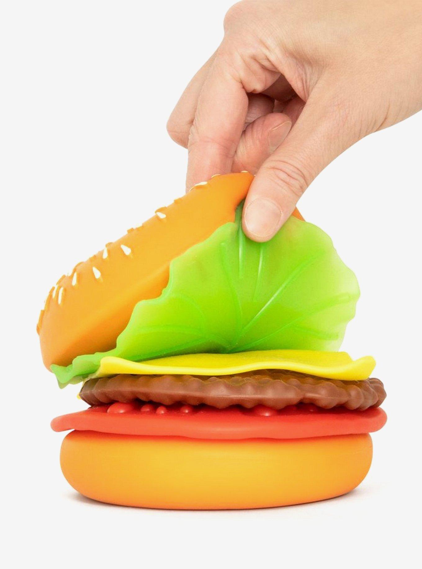 Jumbo Peel 'N Stack Burger Squishy Toy, , alternate - view 3