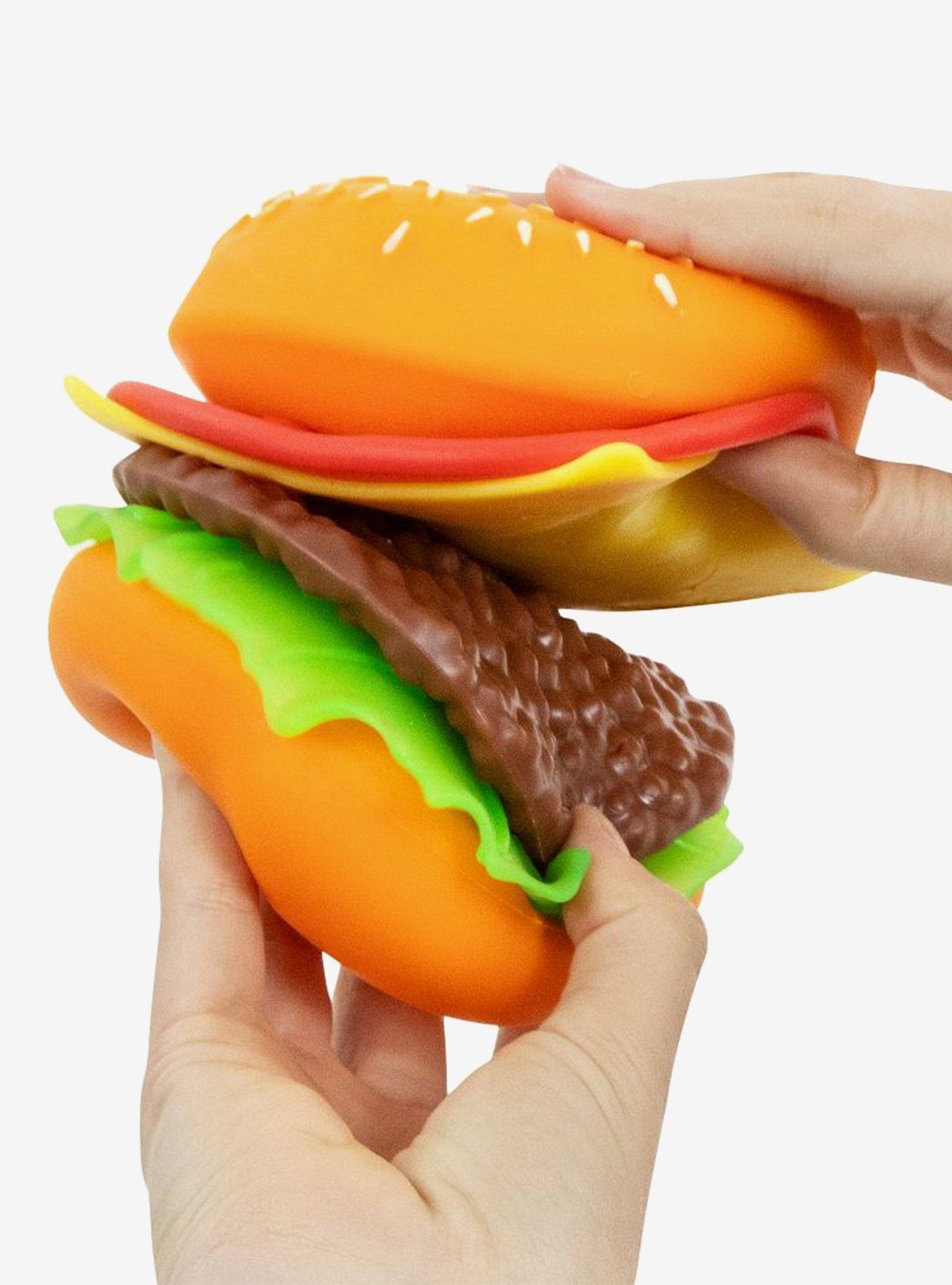 Jumbo Peel 'N Stack Burger Squishy Toy, , alternate - view 4